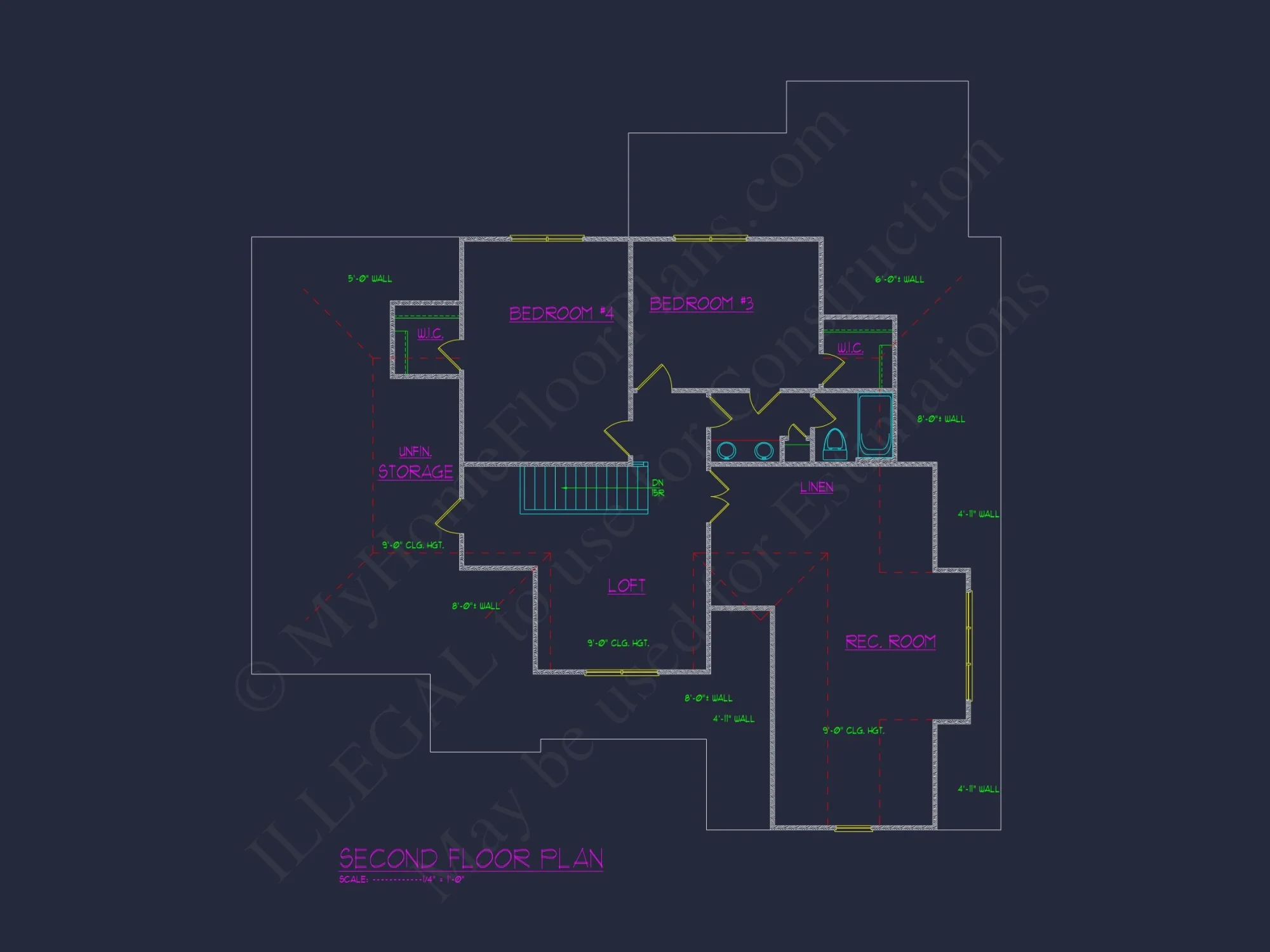 Elegant house Plan with 3 Bedrooms, CAD Blueprint, and Vaulted Designs