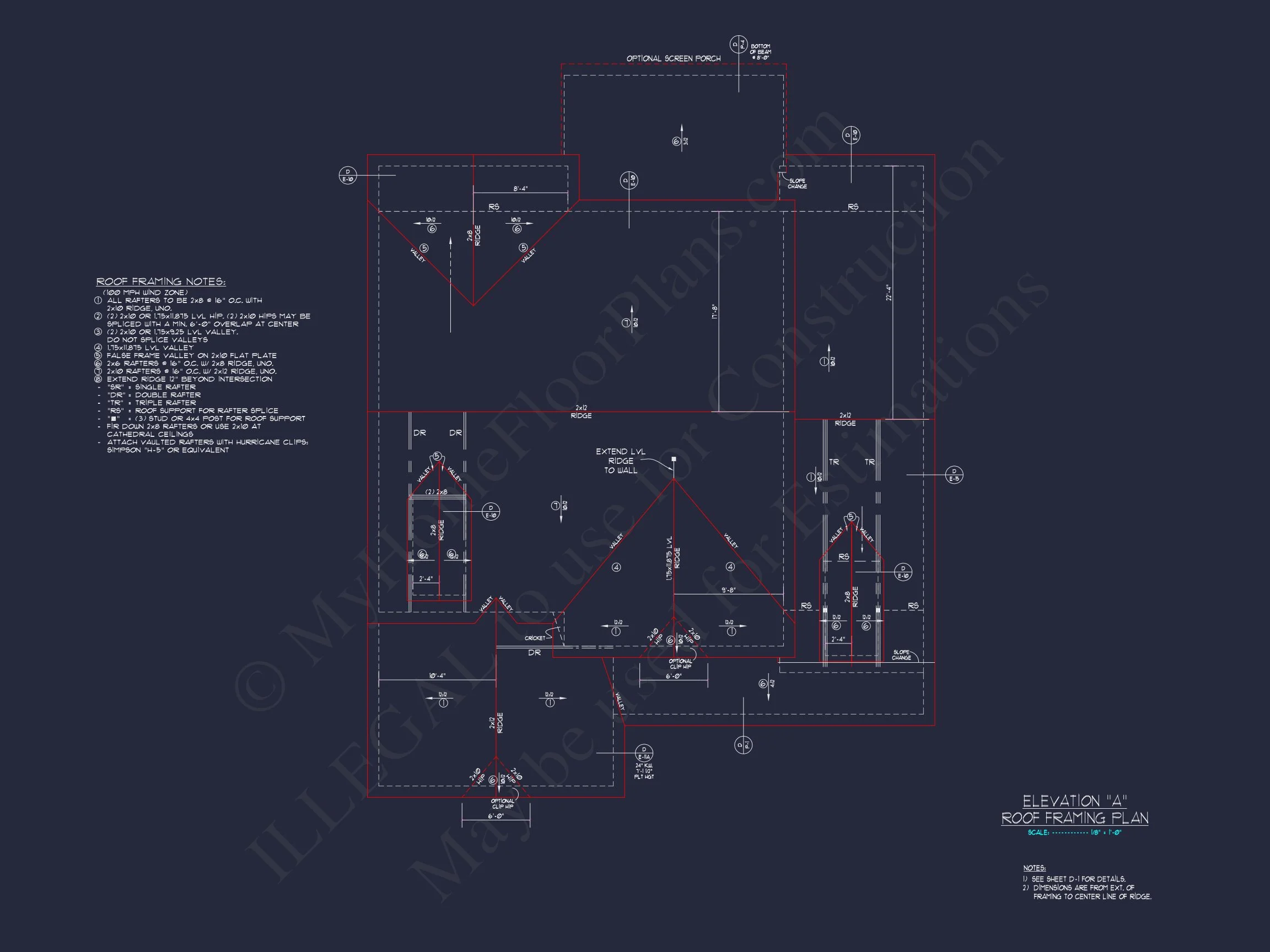 Floor Plan Blueprint in CAD