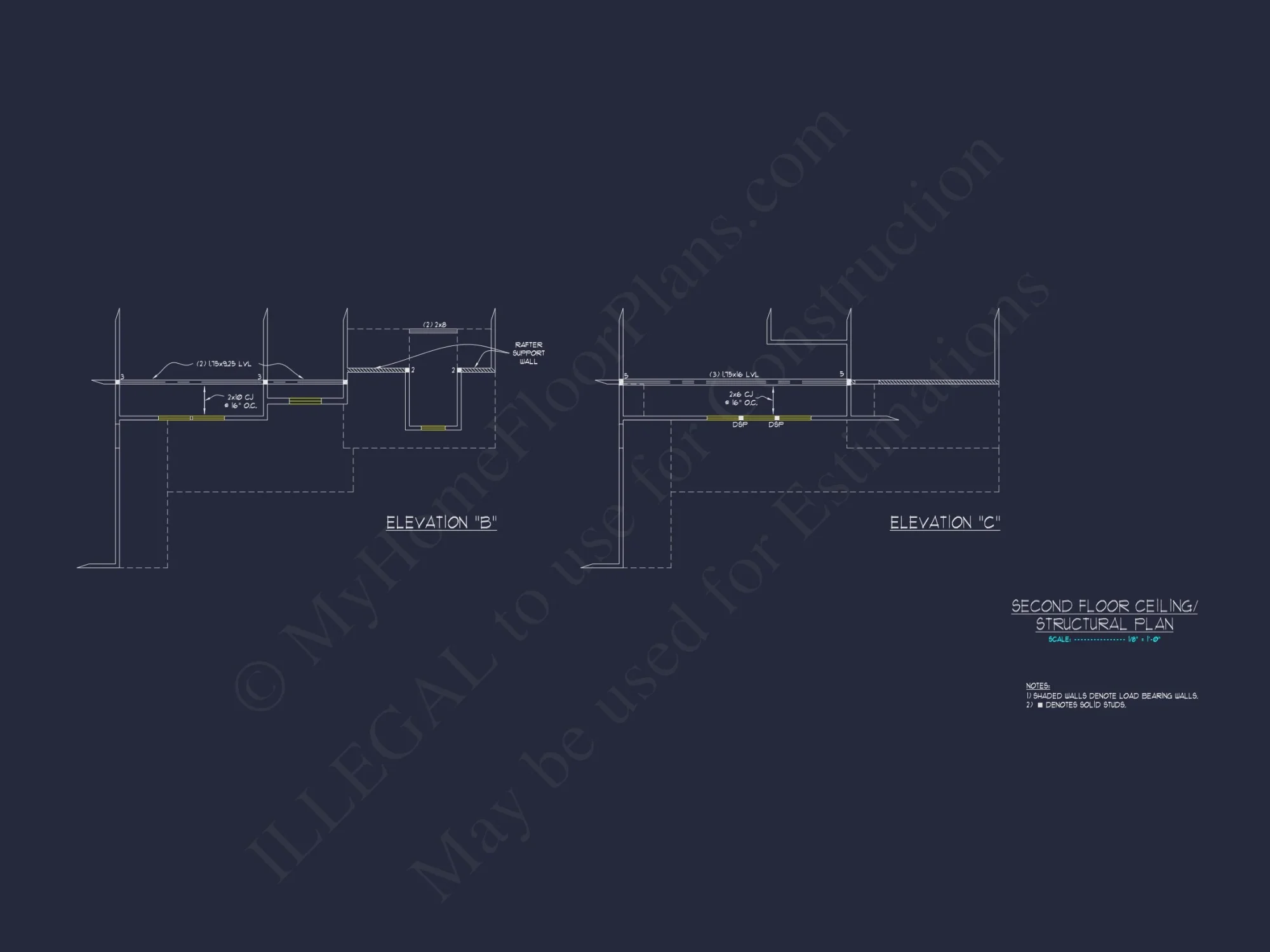Floor Plan Blueprint in CAD