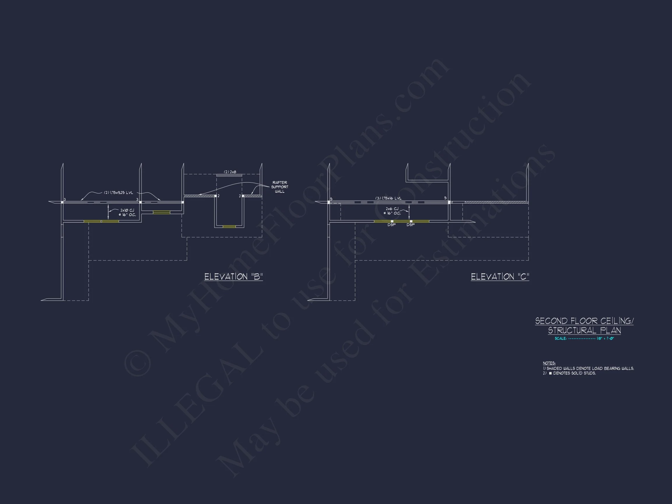Floor Plan Blueprint in CAD