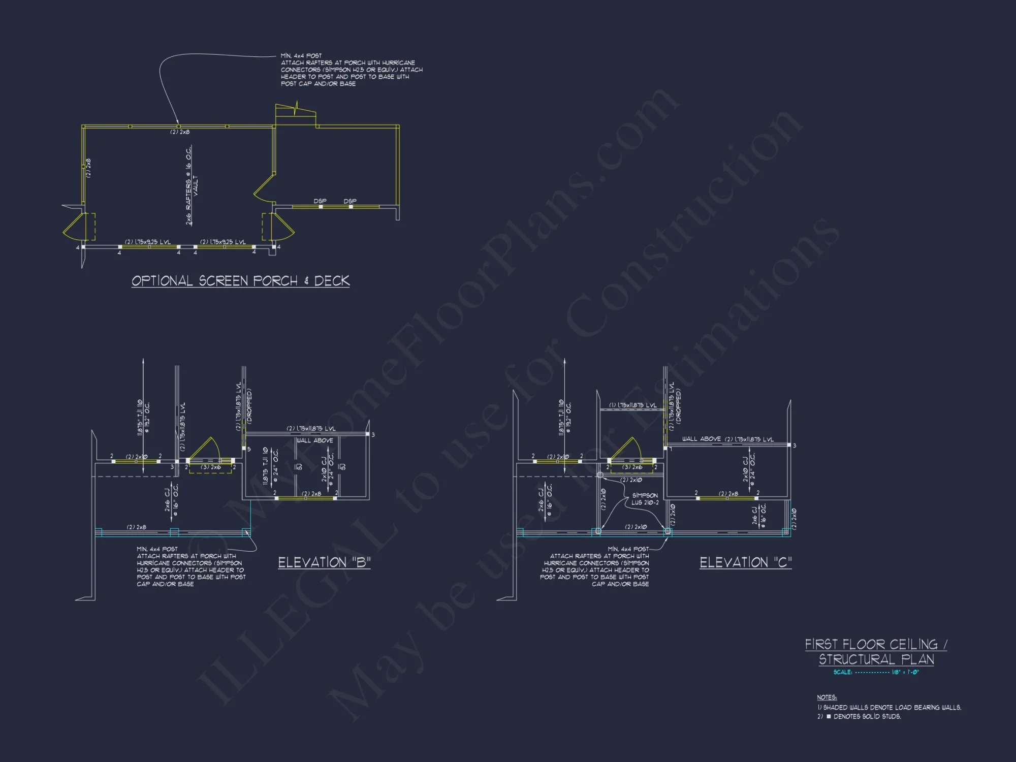 Floor Plan Blueprint in CAD