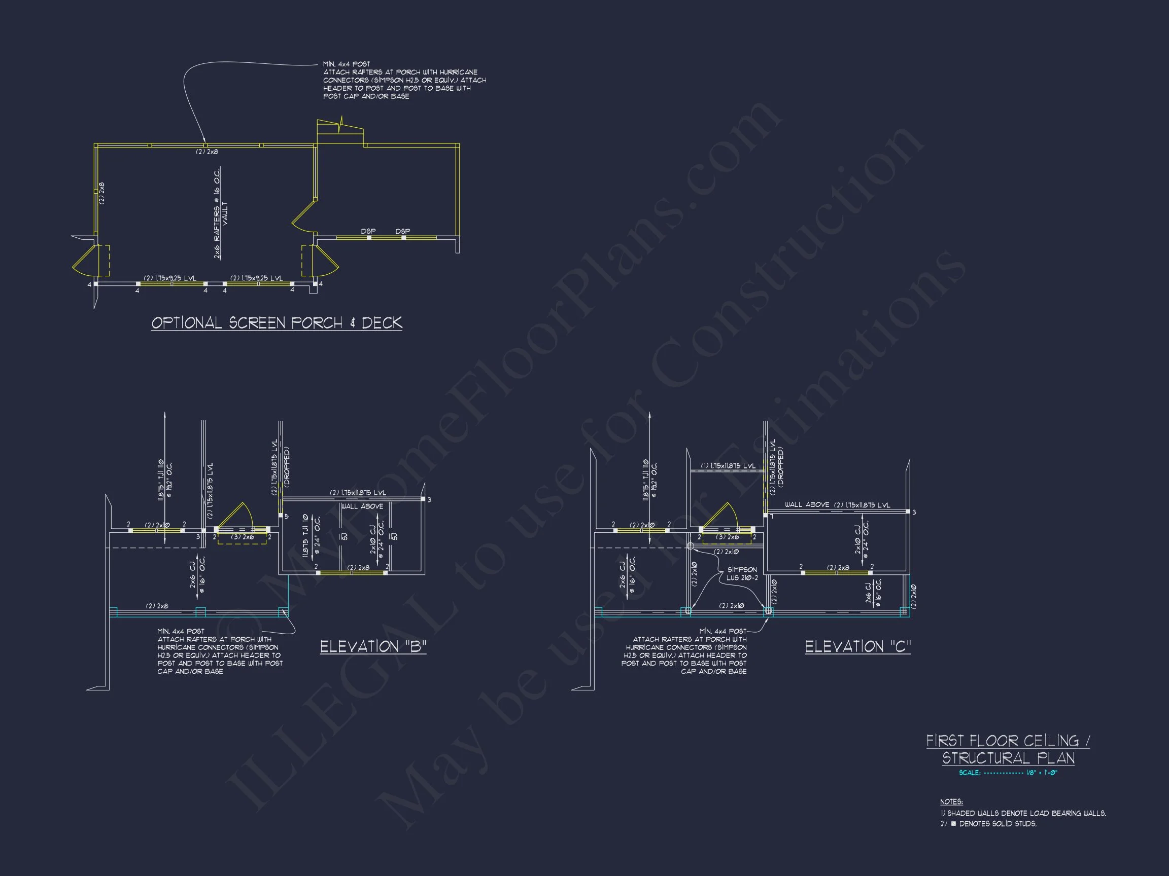 Floor Plan Blueprint in CAD