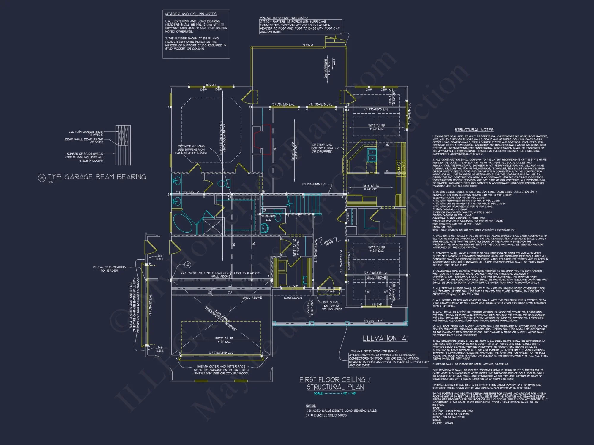 Floor Plan Blueprint in CAD
