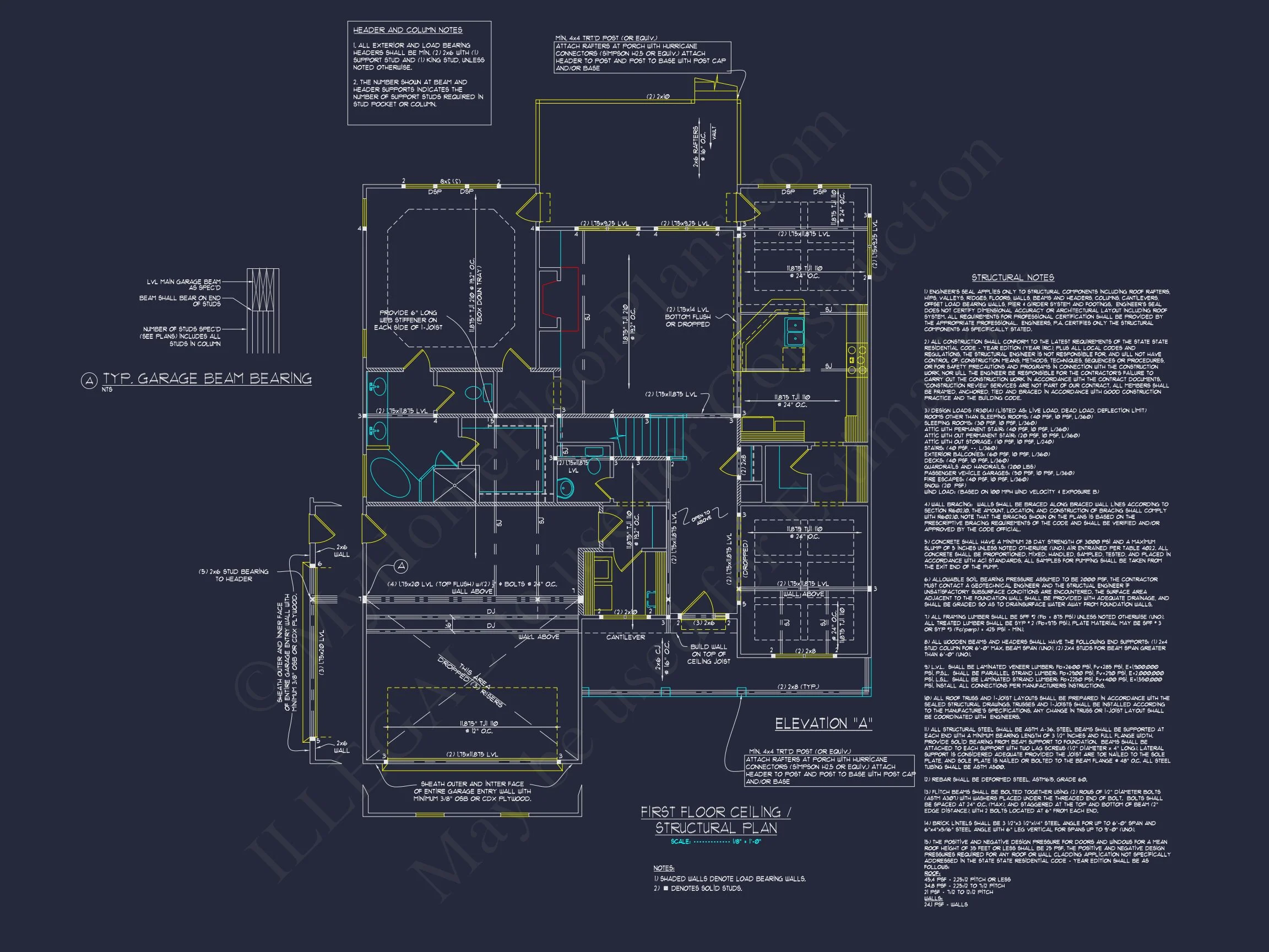 Floor Plan Blueprint in CAD
