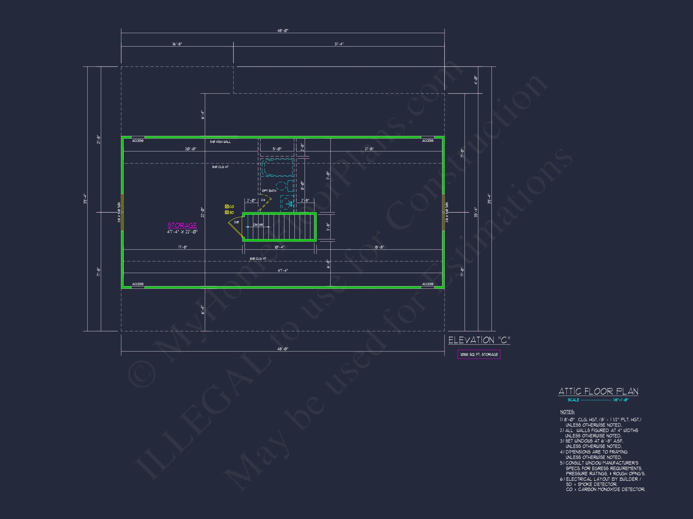 Spacious 4-Bedroom house Plan