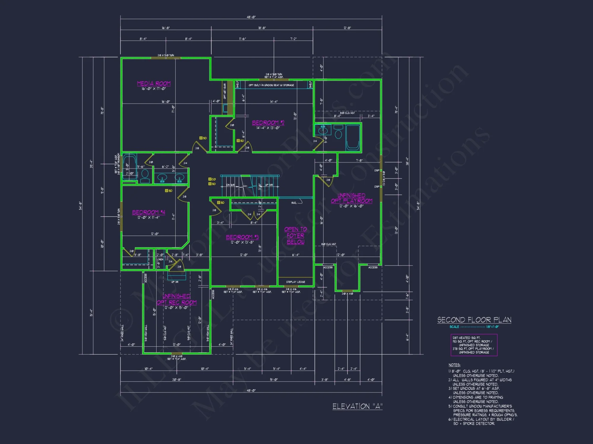 Floor Plan Blueprint in CAD