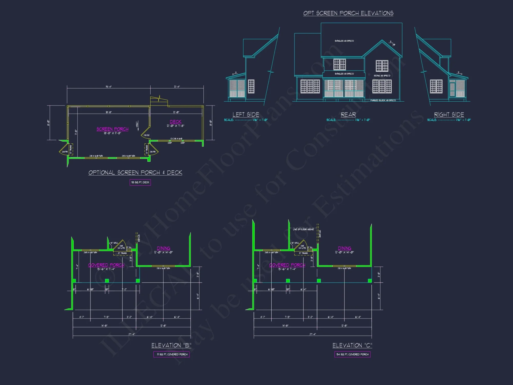 Floor Plan Blueprint in CAD