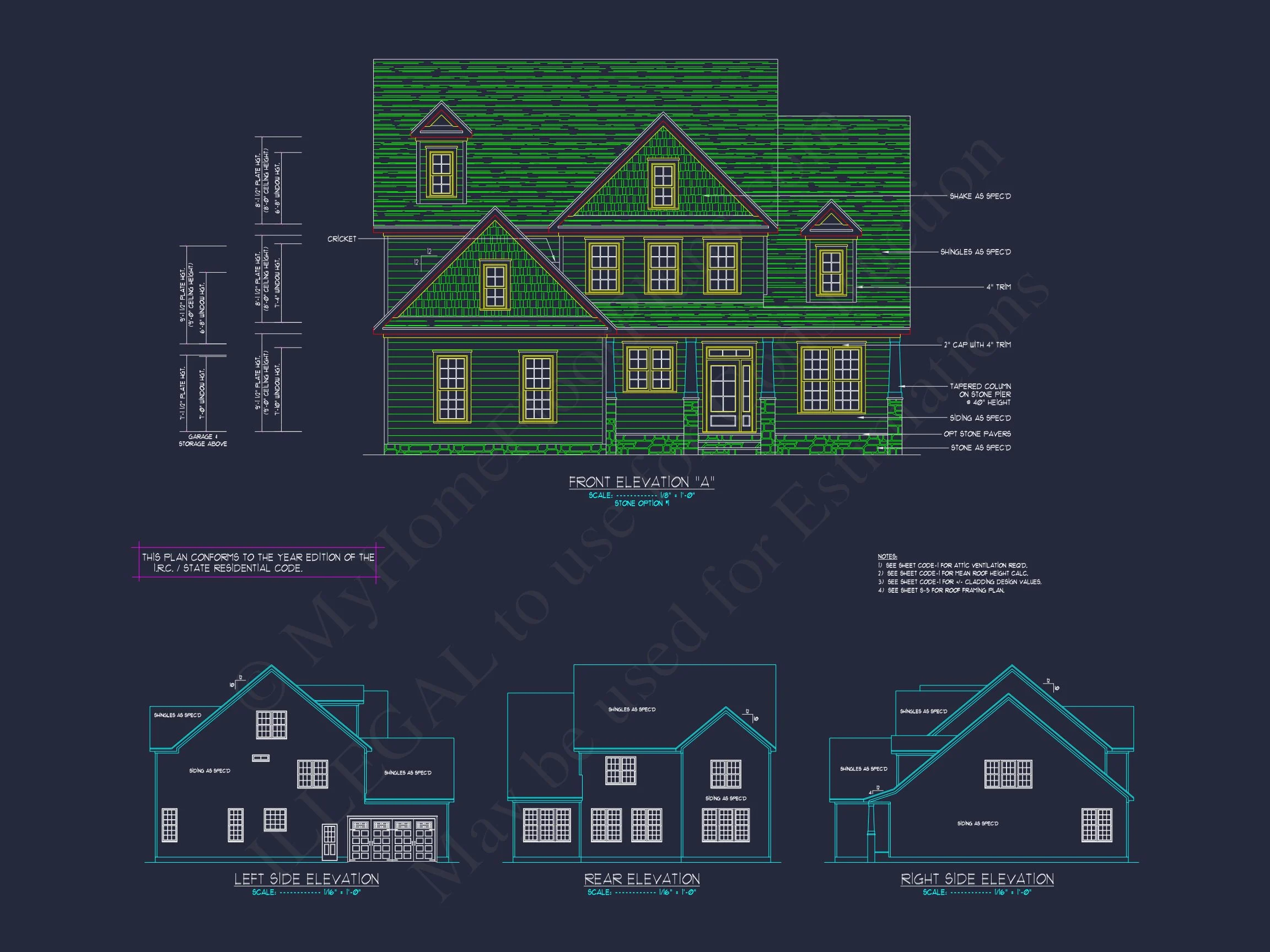 Floor Plan Blueprint in CAD