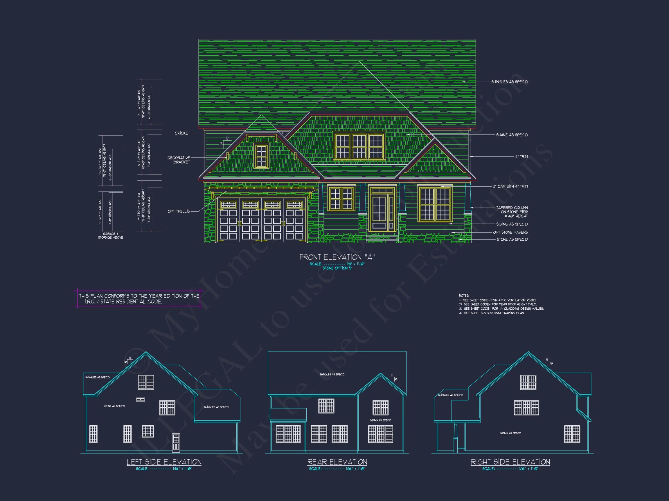 Floor Plan Blueprint in CAD