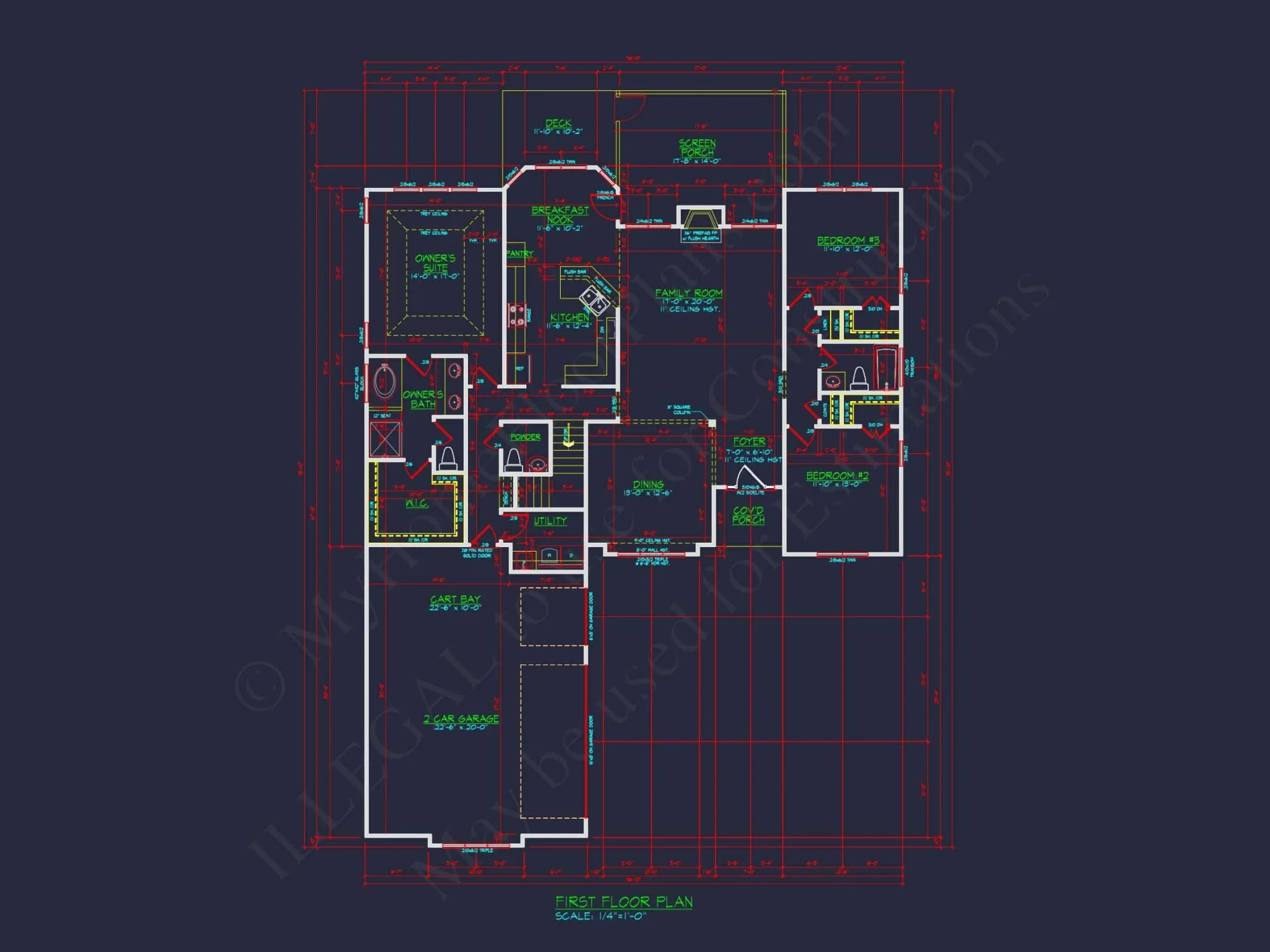 Craftsman house Plan with Unique Features and Flexible Design