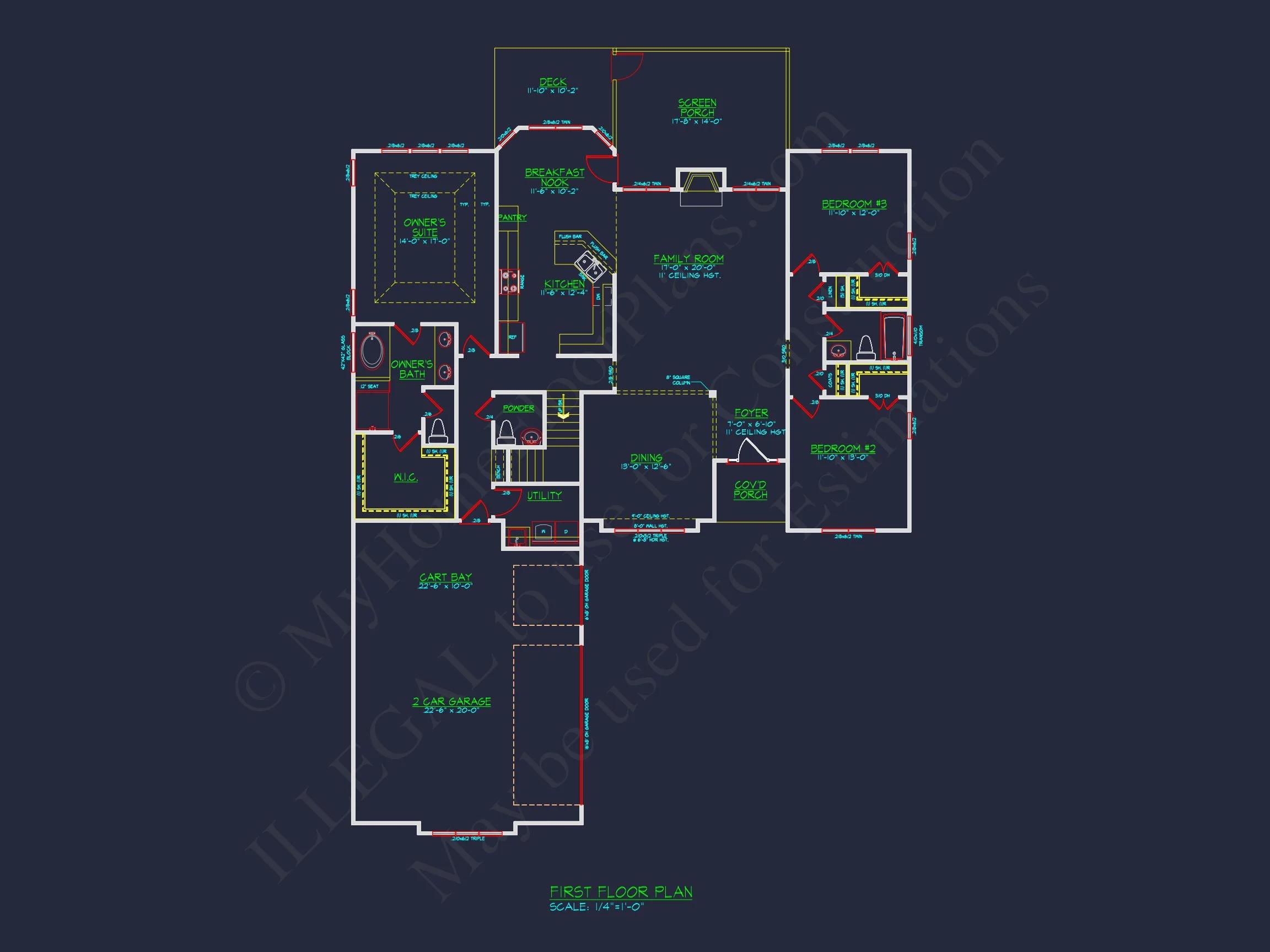Craftsman house Plan with Unique Features and Flexible Design