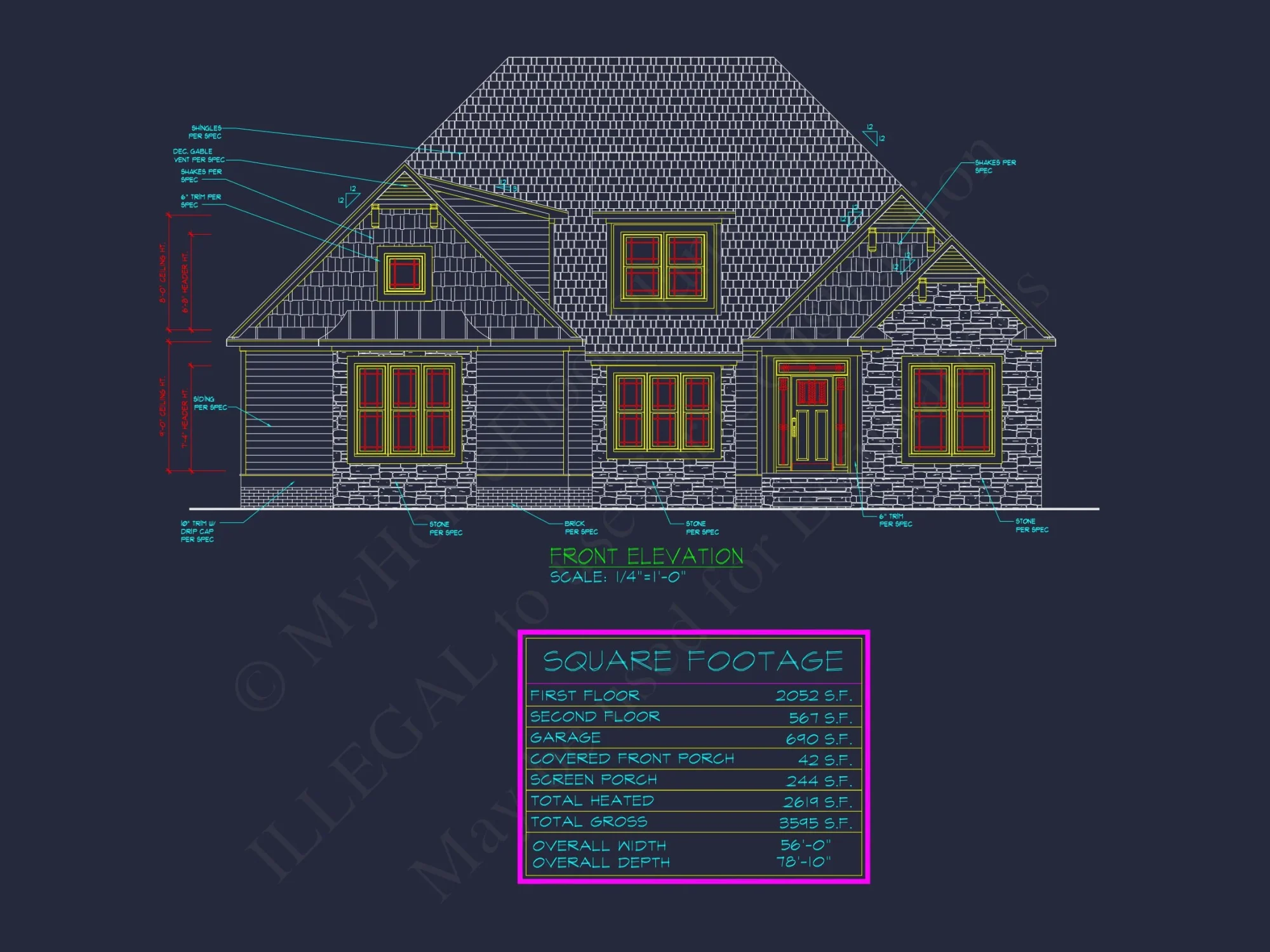 Craftsman house Plan with Unique Features and Flexible Design