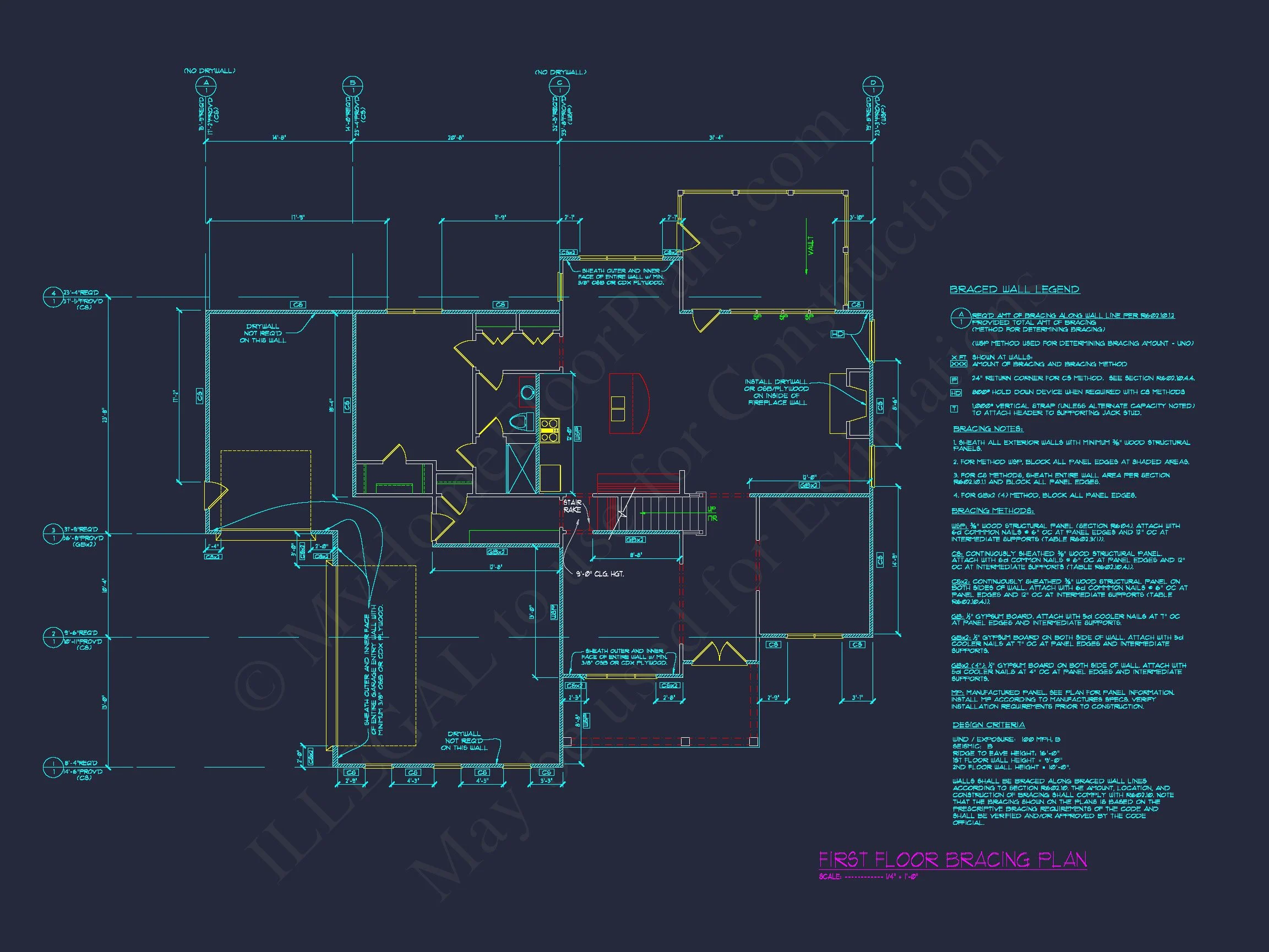 12-2224 HOUSE PLAN - Traditional House Floor Plan with 4 Beds, Blueprint & Designs 18 Traditional house Floor Plan with 4 Beds, Blueprint & Designs