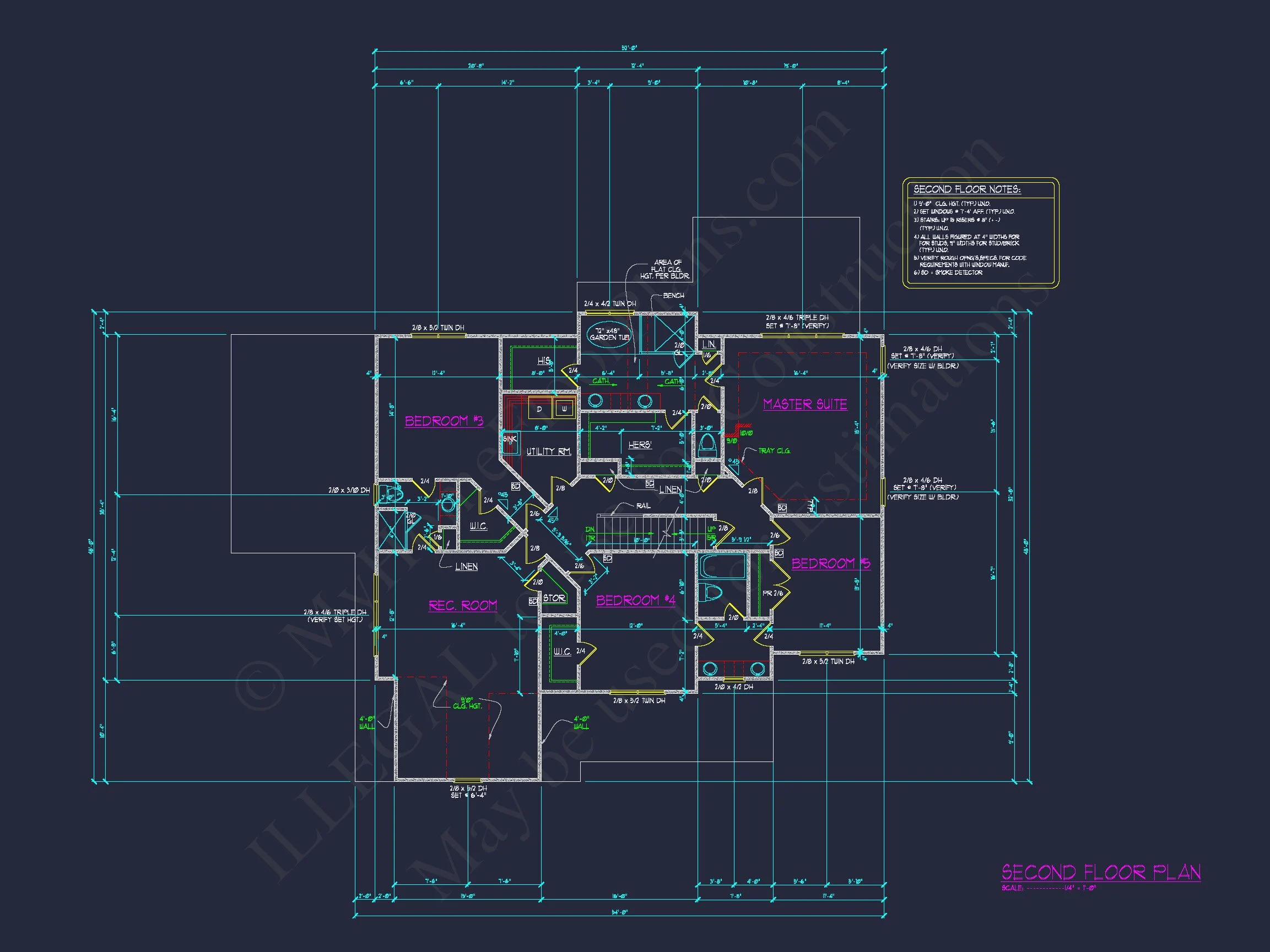 12-2224 HOUSE PLAN - Traditional House Floor Plan with 4 Beds, Blueprint & Designs 15 Traditional house Floor Plan with 4 Beds, Blueprint & Designs