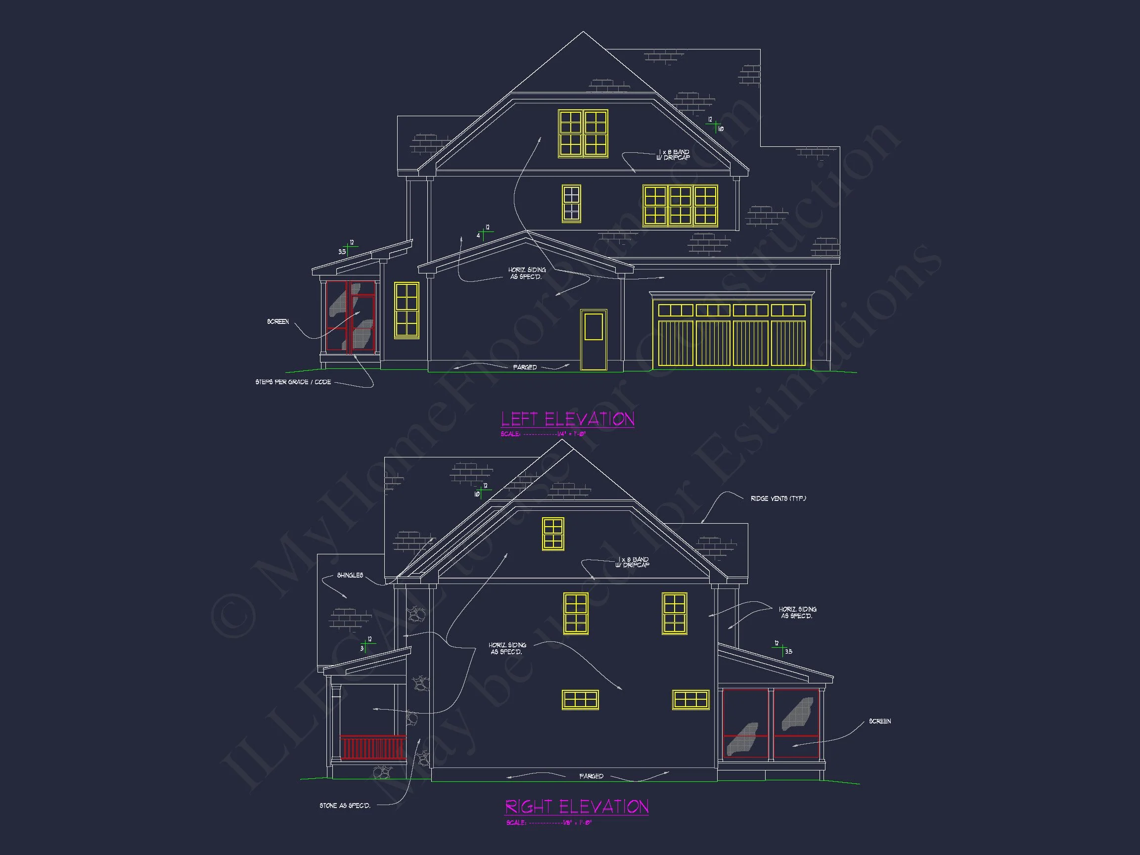 12-2224 HOUSE PLAN - Traditional House Floor Plan with 4 Beds, Blueprint & Designs 12 Traditional house Floor Plan with 4 Beds, Blueprint & Designs