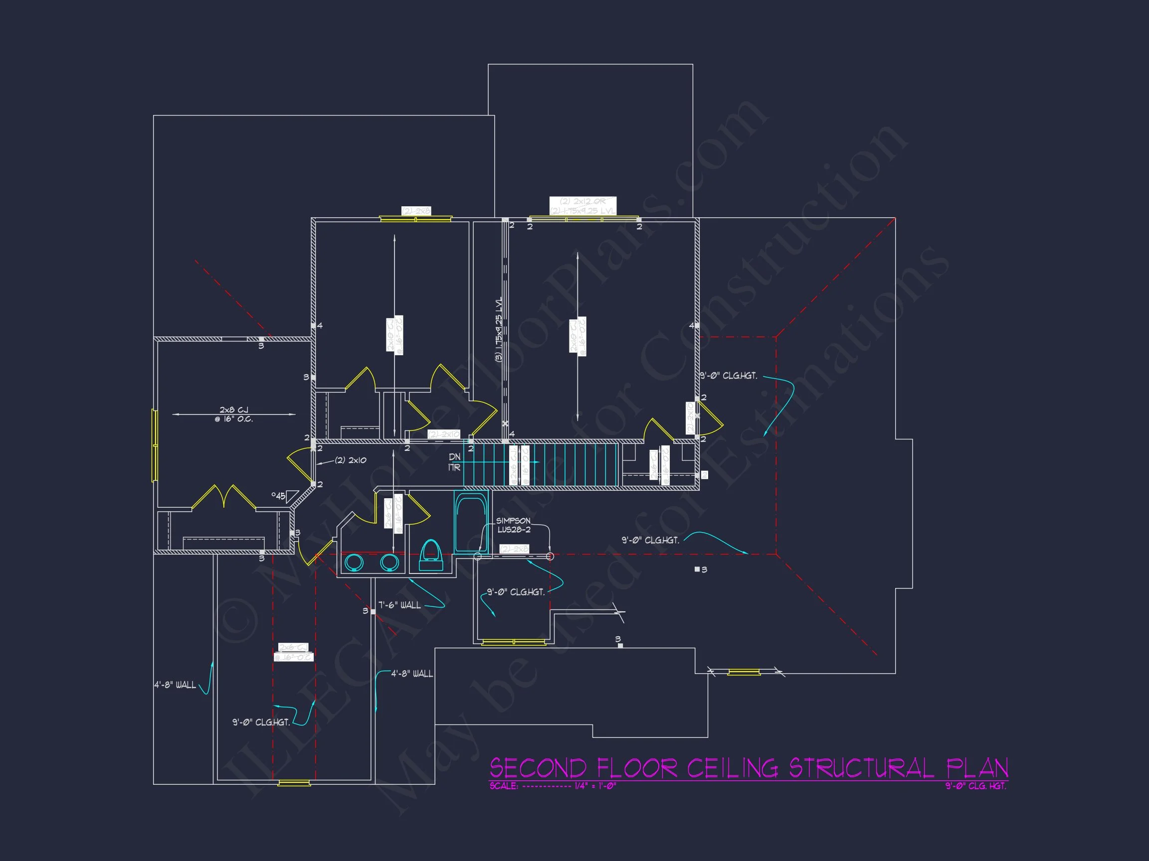 12-2222 HOUSE PLAN - Stylish 2-Story Craftsman House Plan with Open Floor Design 23 Stylish 2-Story Craftsman house Plan with Open Floor Design
