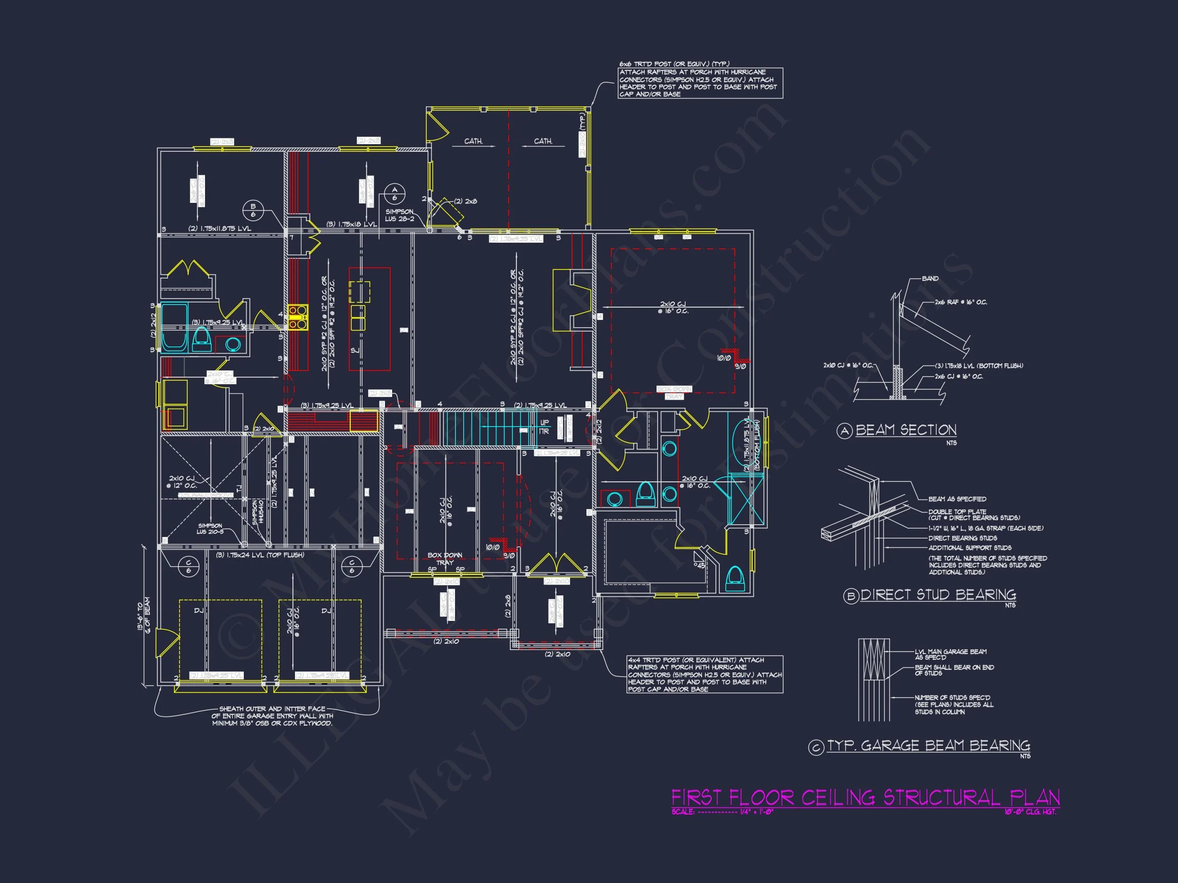 12-2222 HOUSE PLAN - Stylish 2-Story Craftsman House Plan with Open Floor Design 22 Stylish 2-Story Craftsman house Plan with Open Floor Design