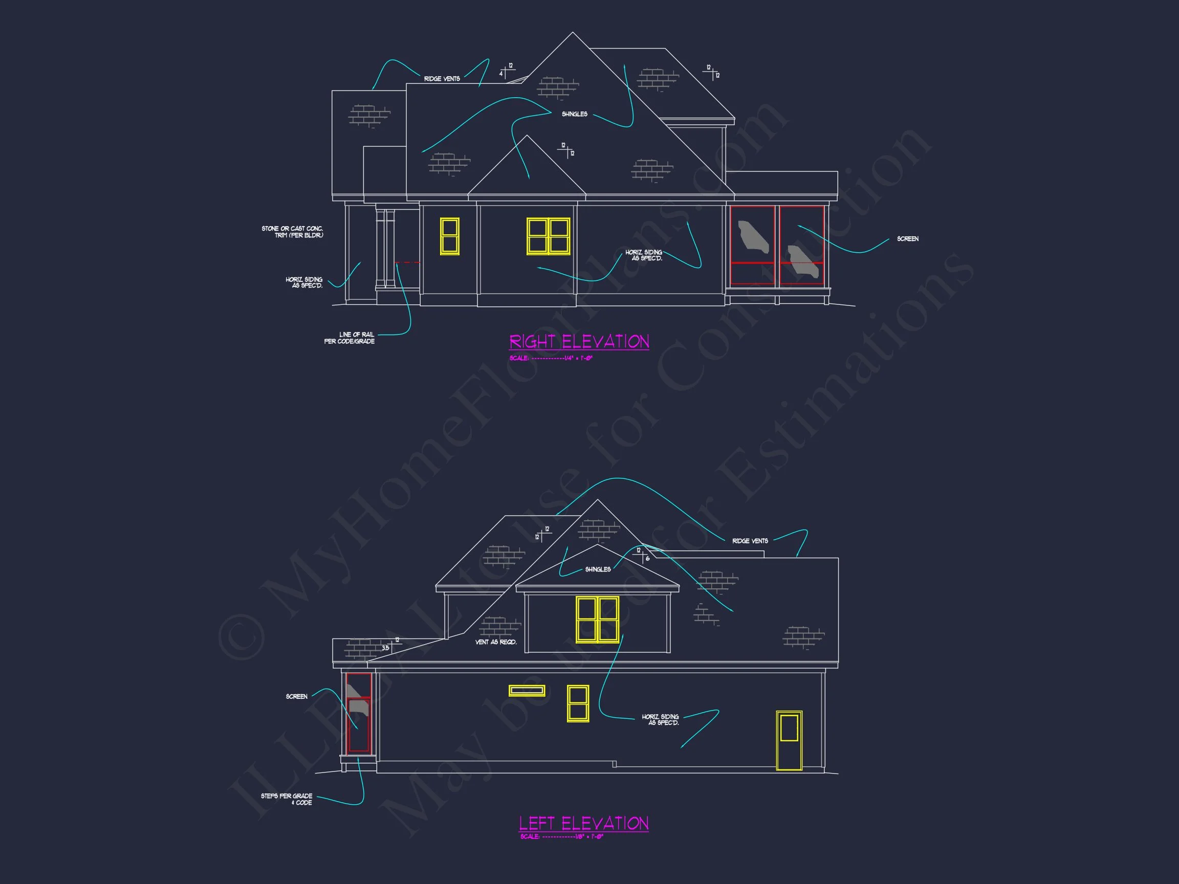 12-2222 HOUSE PLAN - Stylish 2-Story Craftsman House Plan with Open Floor Design 18 Stylish 2-Story Craftsman house Plan with Open Floor Design