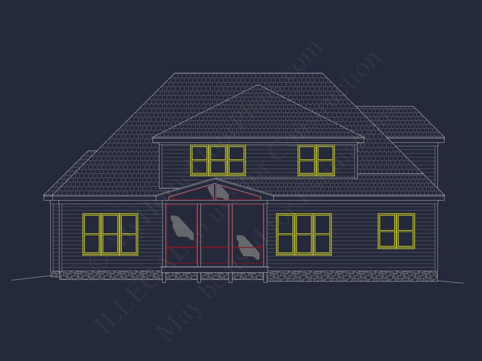 Stylish 2-Story Craftsman house Plan with Open Floor Design