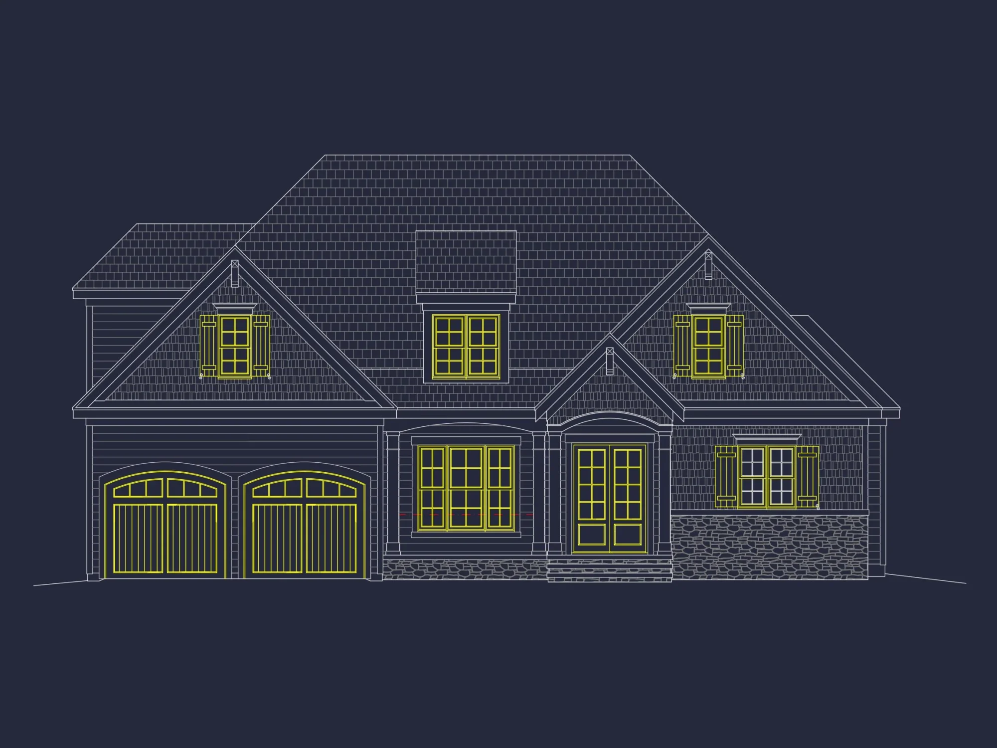 Stylish 2-Story Craftsman house Plan with Open Floor Design