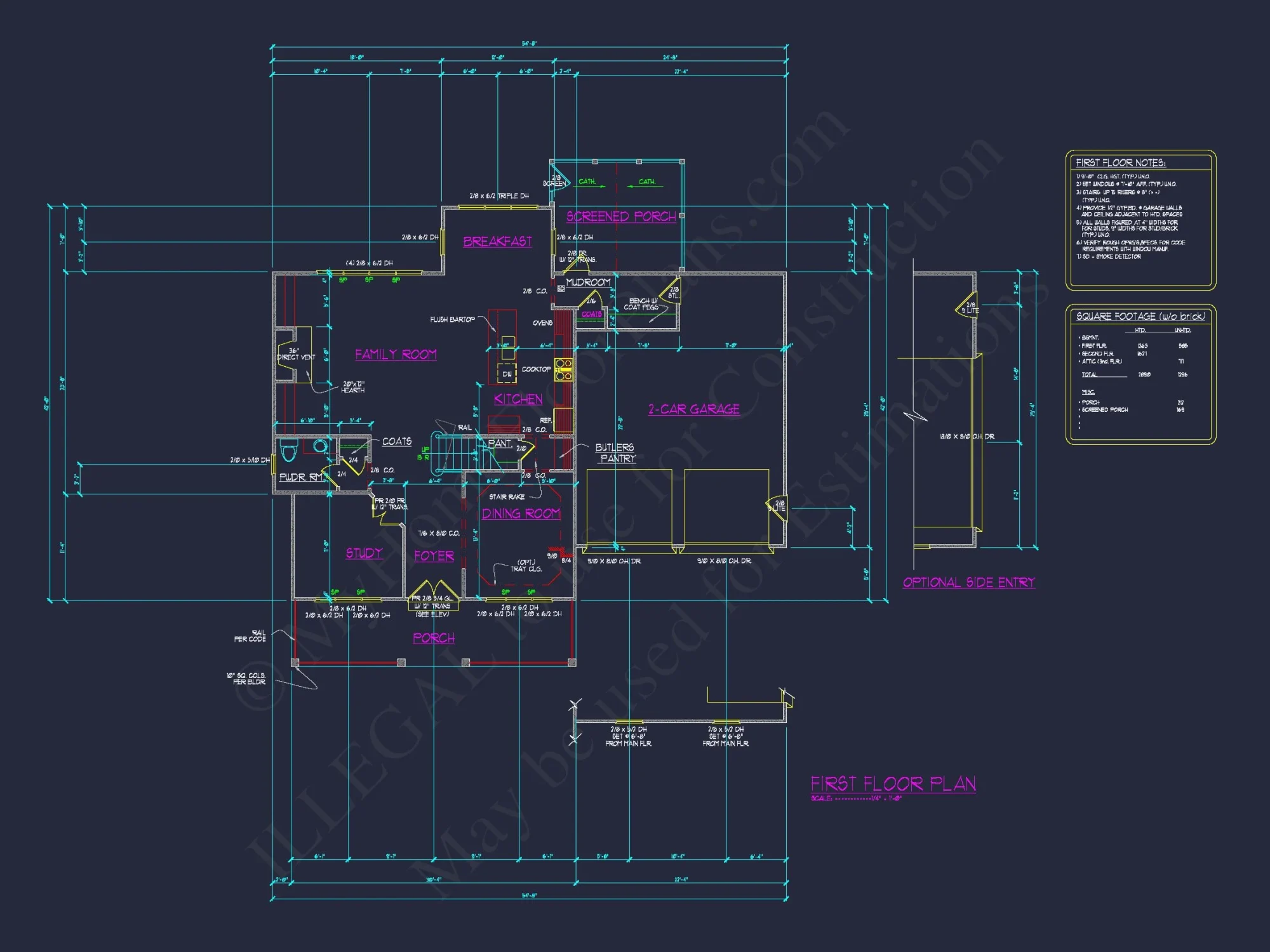 Modern house Plan with CAD Designs, Floor Plans & Blueprints