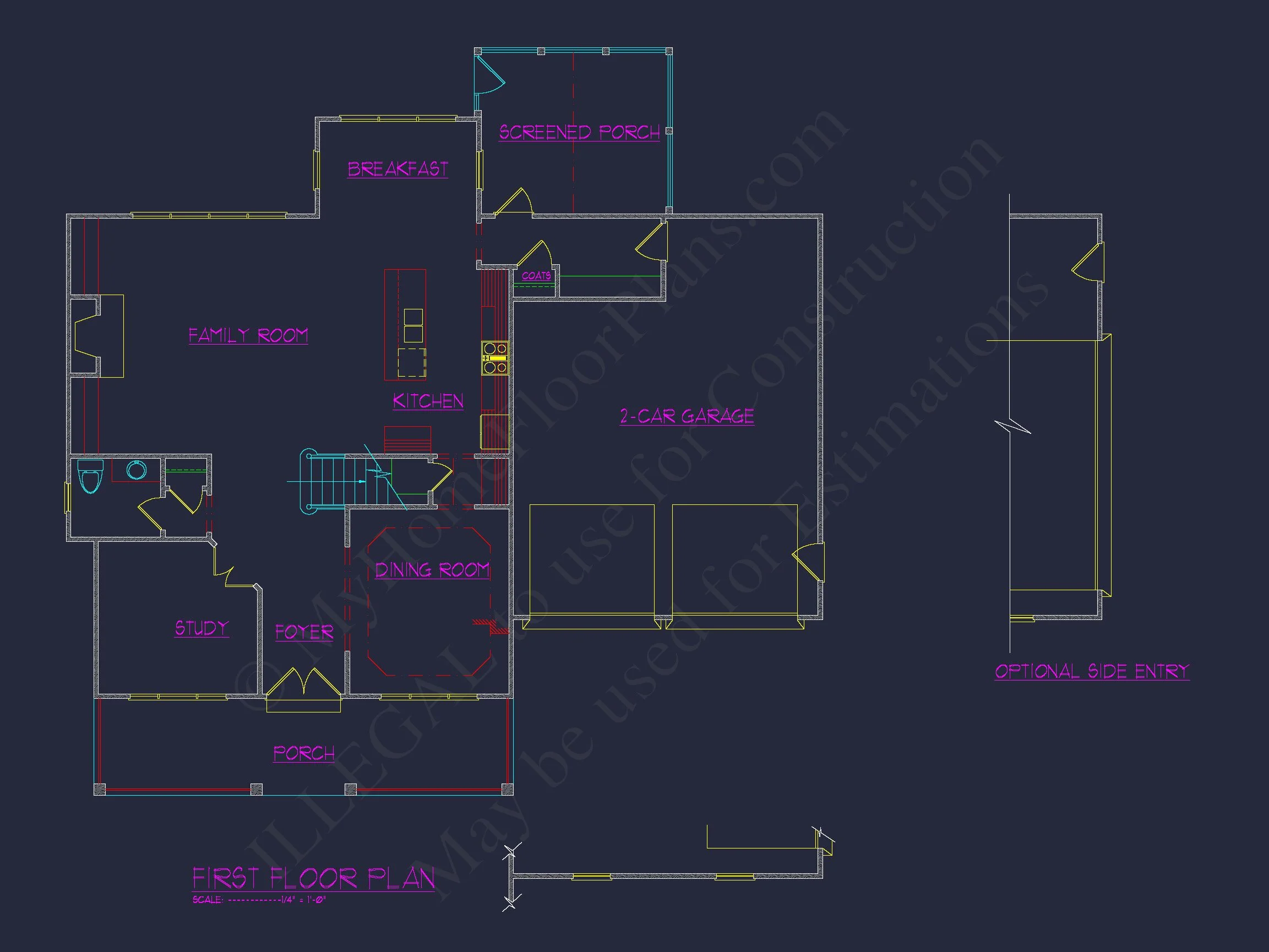 12-2221 HOUSE PLAN - Modern House Plan with CAD Designs, Floor Plans & Blueprints 9 Modern house Plan with CAD Designs, Floor Plans & Blueprints