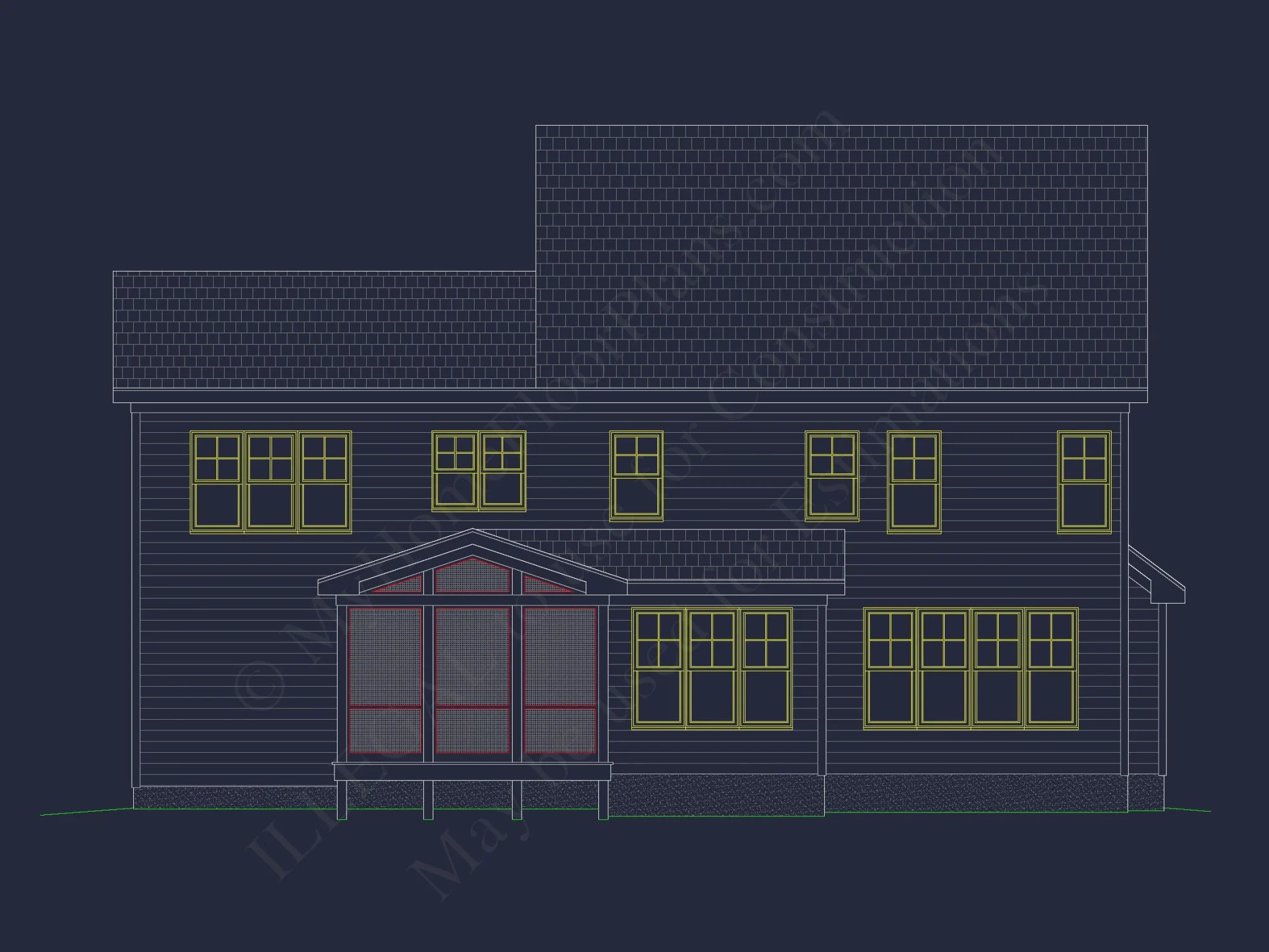 Modern house Plan with CAD Designs, Floor Plans & Blueprints