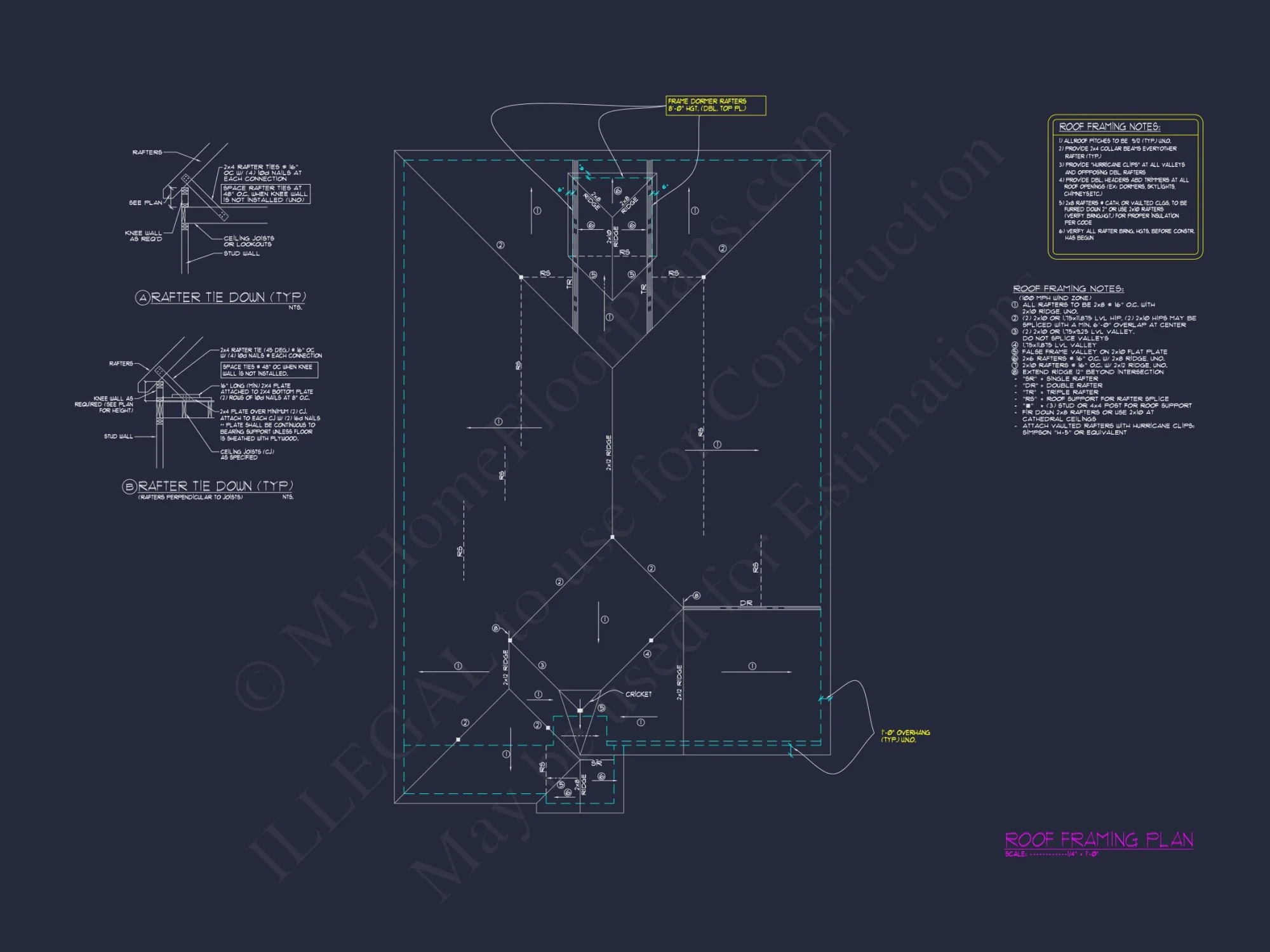 Custom house Design Blueprint: CAD Floor Plan and Architecture