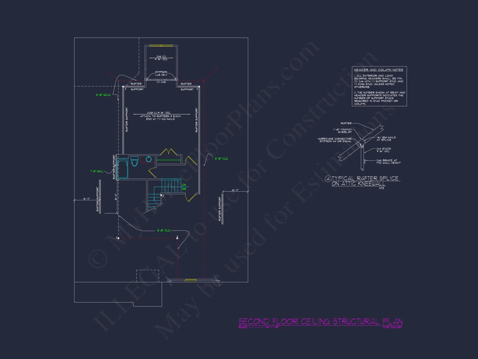 Custom house Design Blueprint: CAD Floor Plan and Architecture