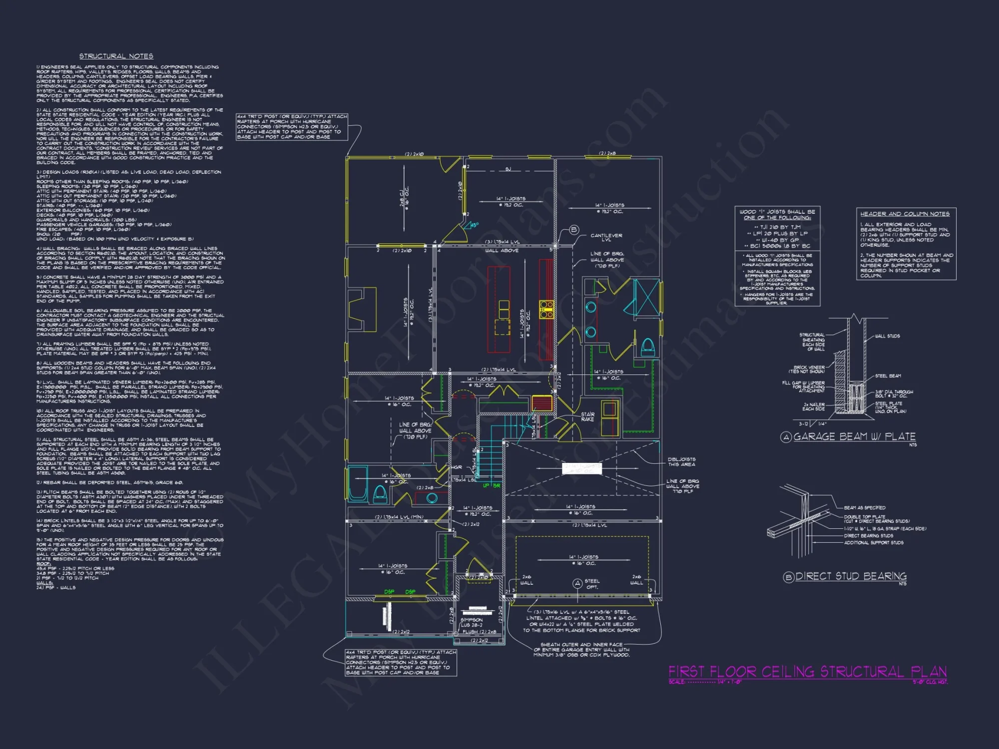 Custom house Design Blueprint: CAD Floor Plan and Architecture
