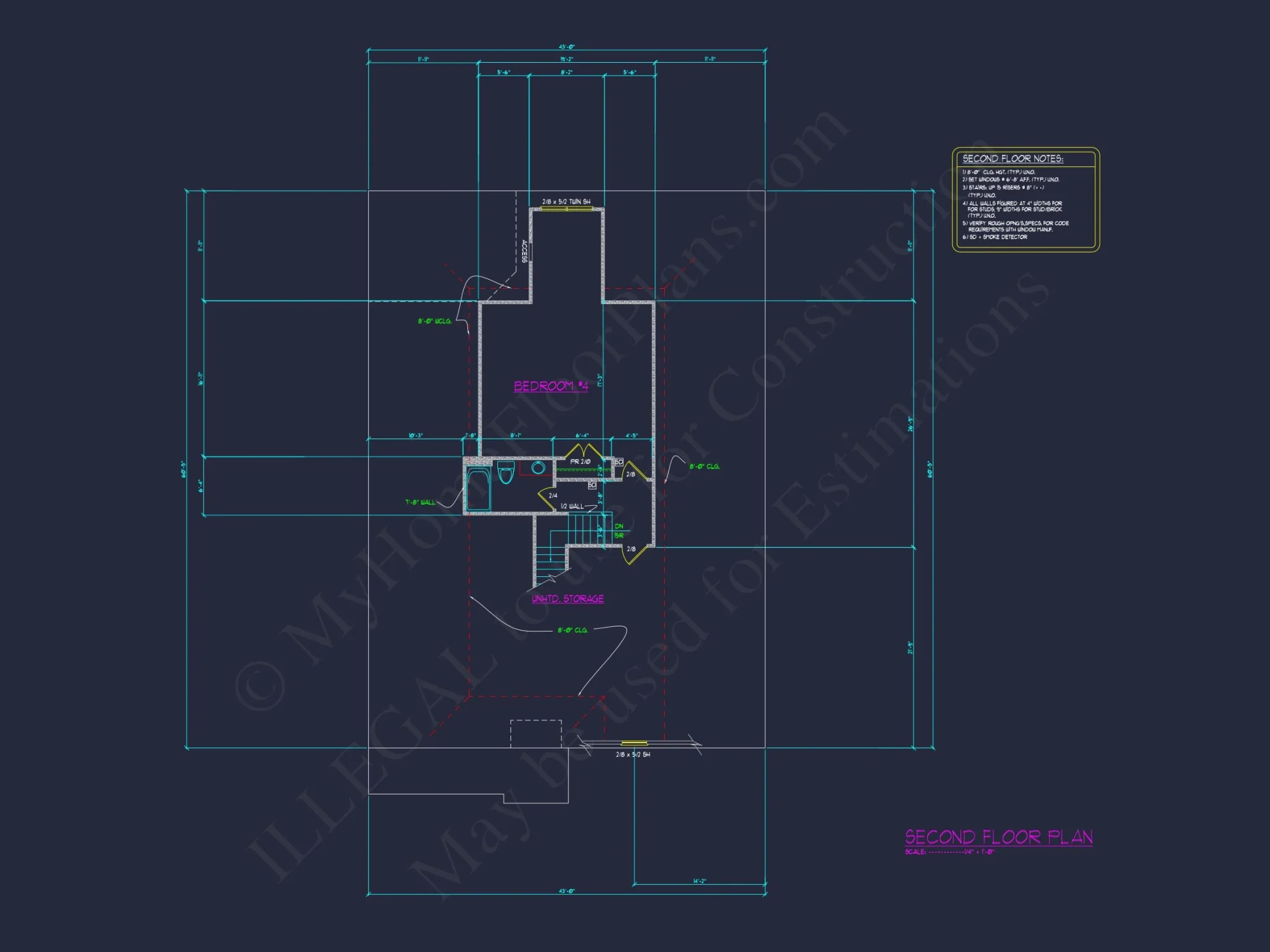 Custom house Design Blueprint: CAD Floor Plan and Architecture