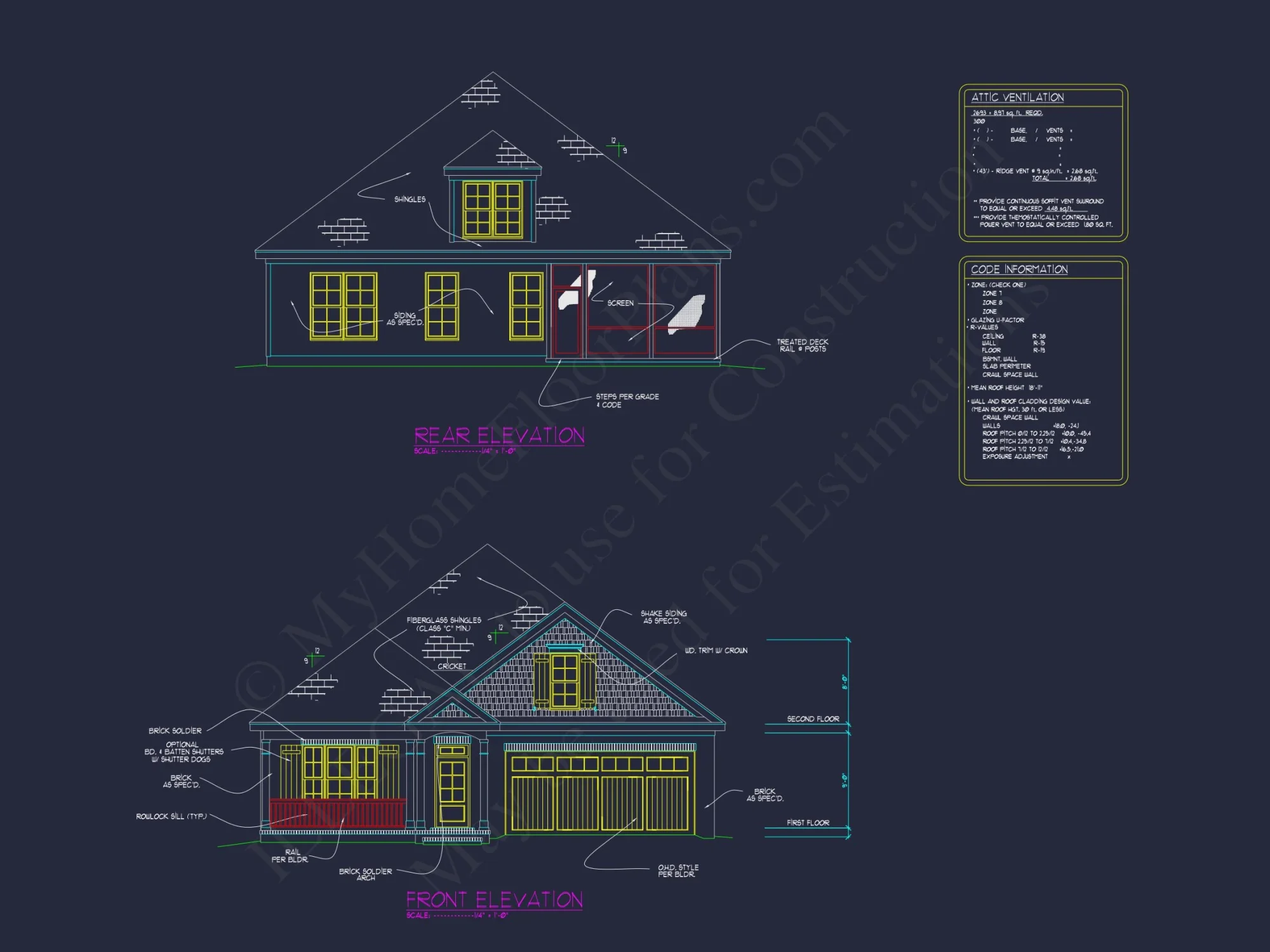 Custom house Design Blueprint: CAD Floor Plan and Architecture