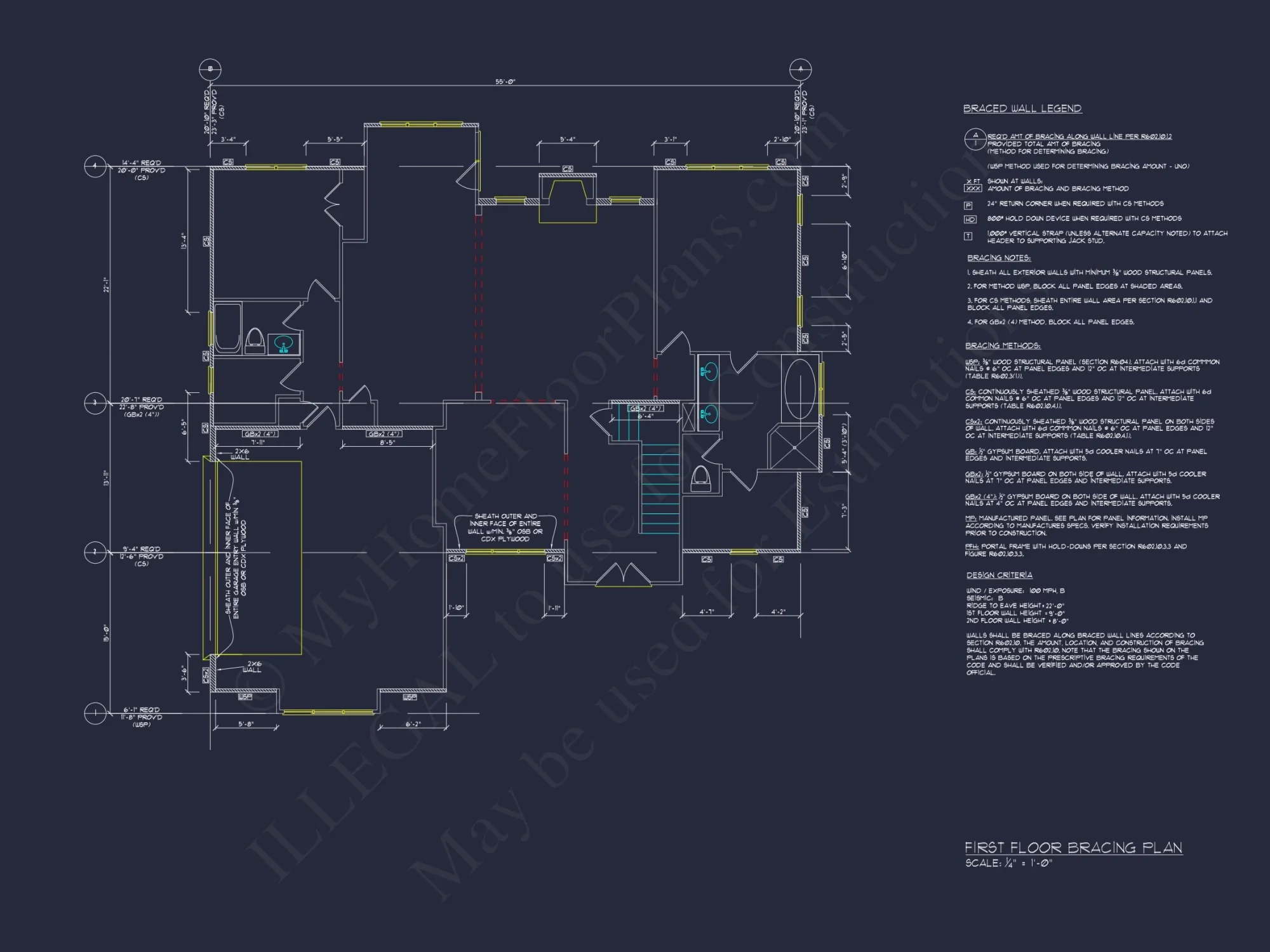 Colonial 2.5-Story house Plan: 4 Bed, 3 Bath, 2-Car Garage