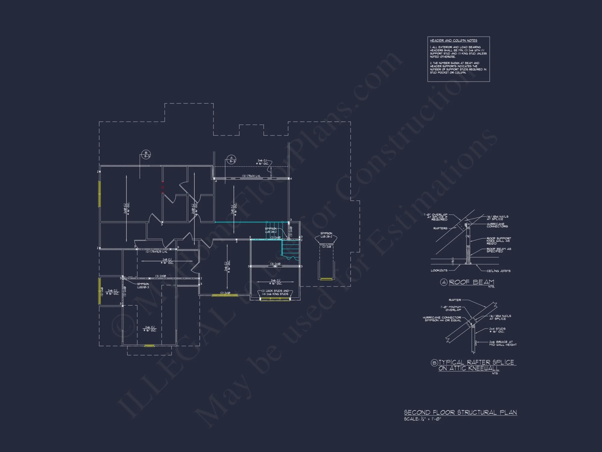 Colonial 2.5-Story house Plan: 4 Bed, 3 Bath, 2-Car Garage