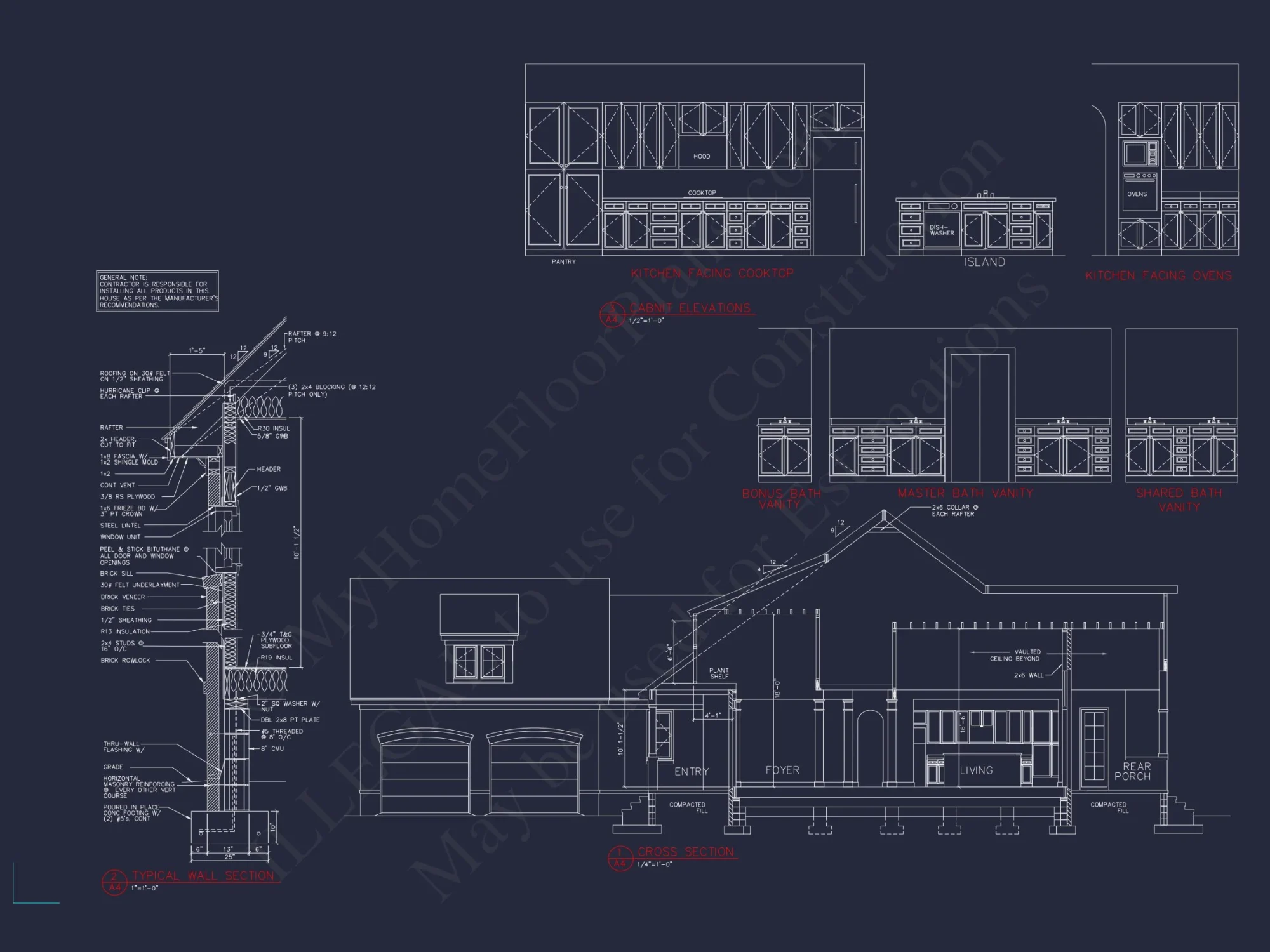Elegant house Plan with Spacious Floor Plan, CAD Designs, and Blueprint