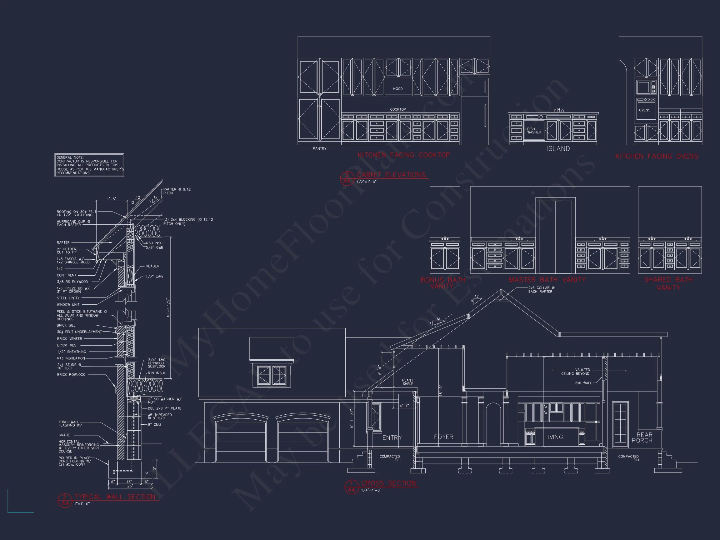 Elegant house Plan with Spacious Floor Plan, CAD Designs, and Blueprint