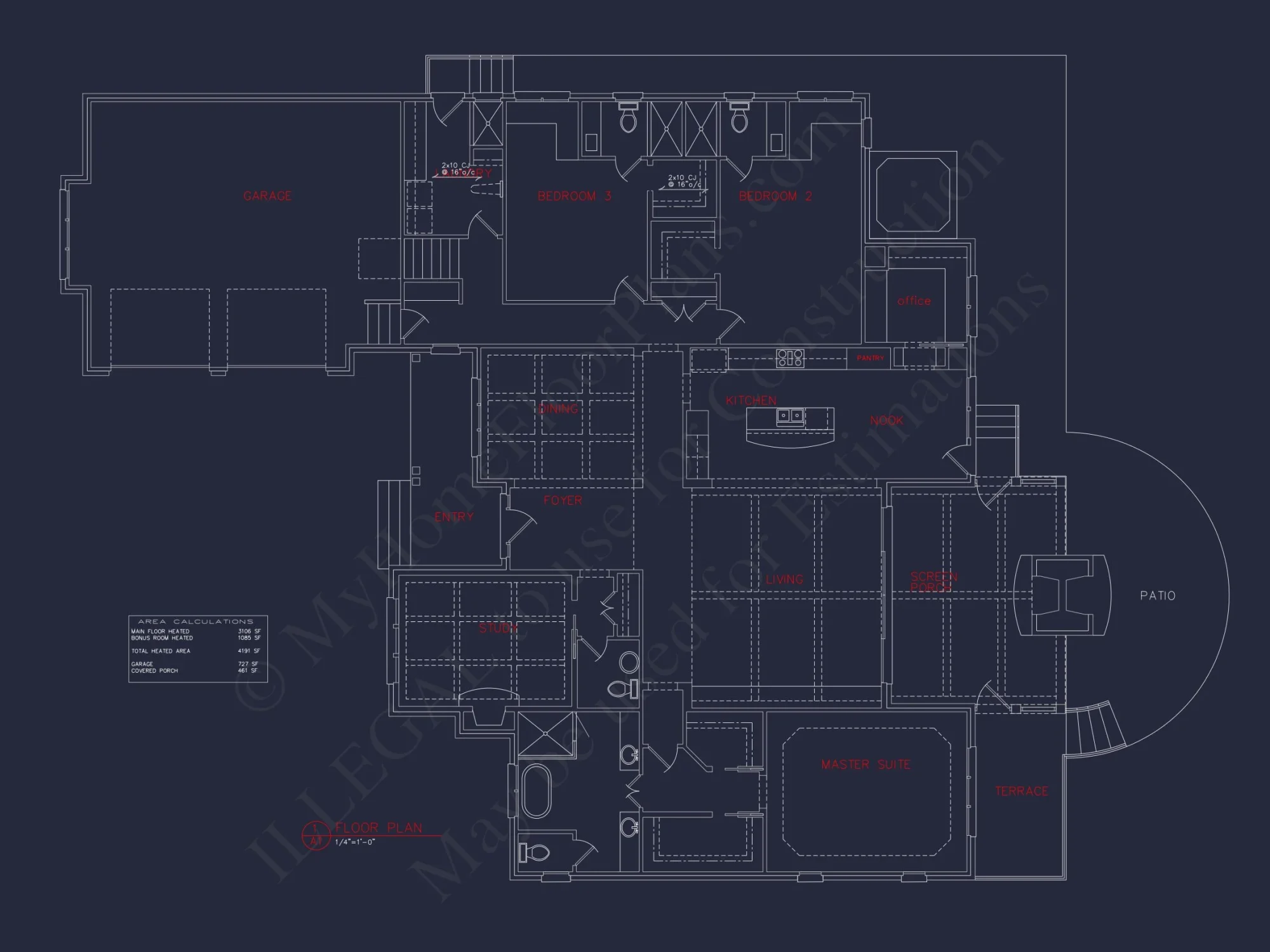 Elegant house Plan with Spacious Floor Plan, CAD Designs, and Blueprint