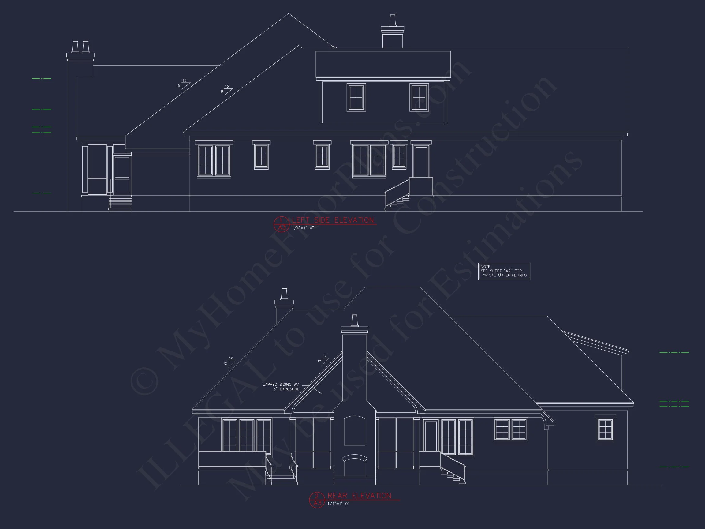 Elegant house Plan with Spacious Floor Plan, CAD Designs, and Blueprint