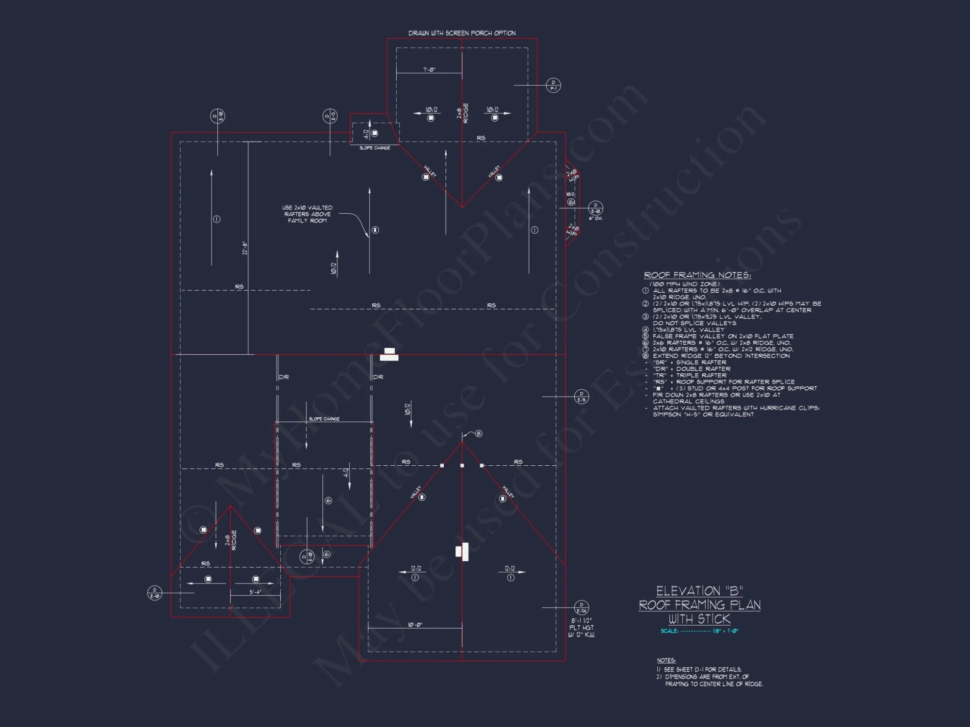Stunning Craftsman house Plan with 2-Story CAD Designs