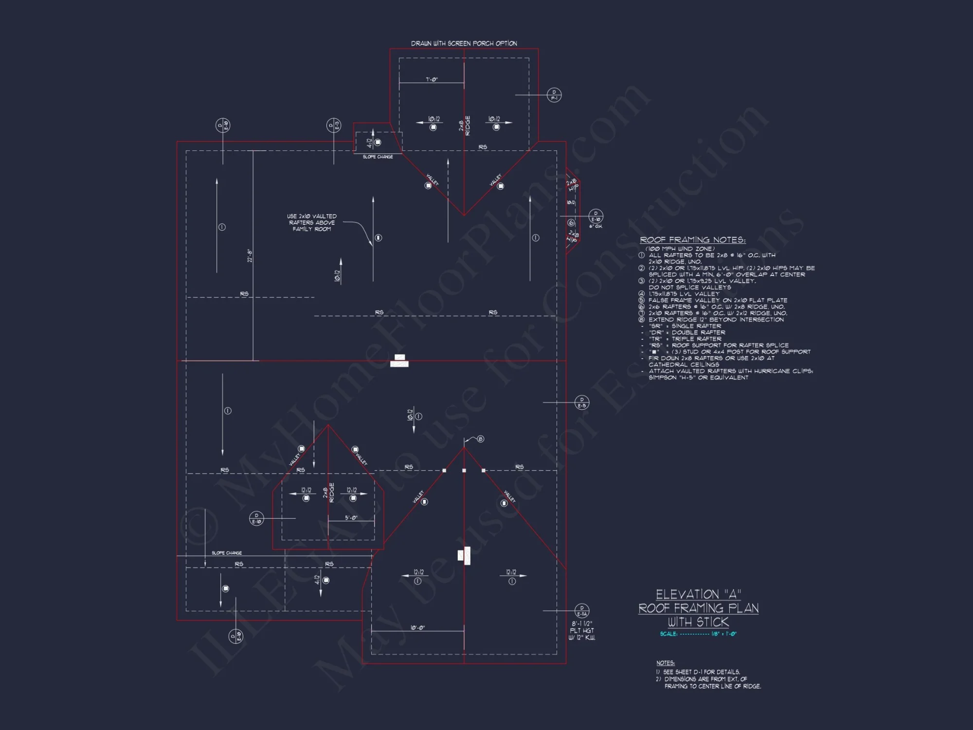 Stunning Craftsman house Plan with 2-Story CAD Designs