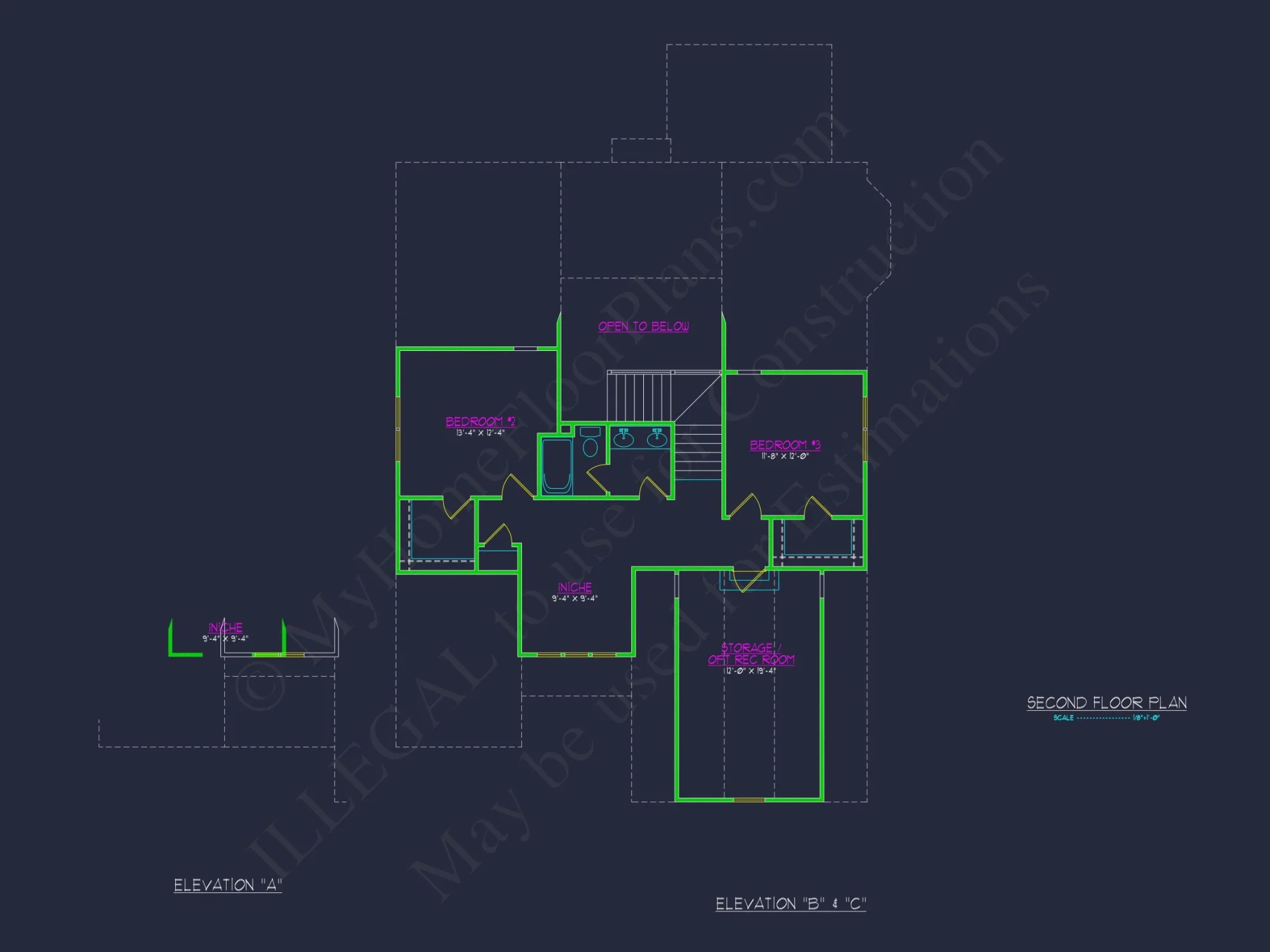 Stunning Craftsman house Plan with 2-Story CAD Designs