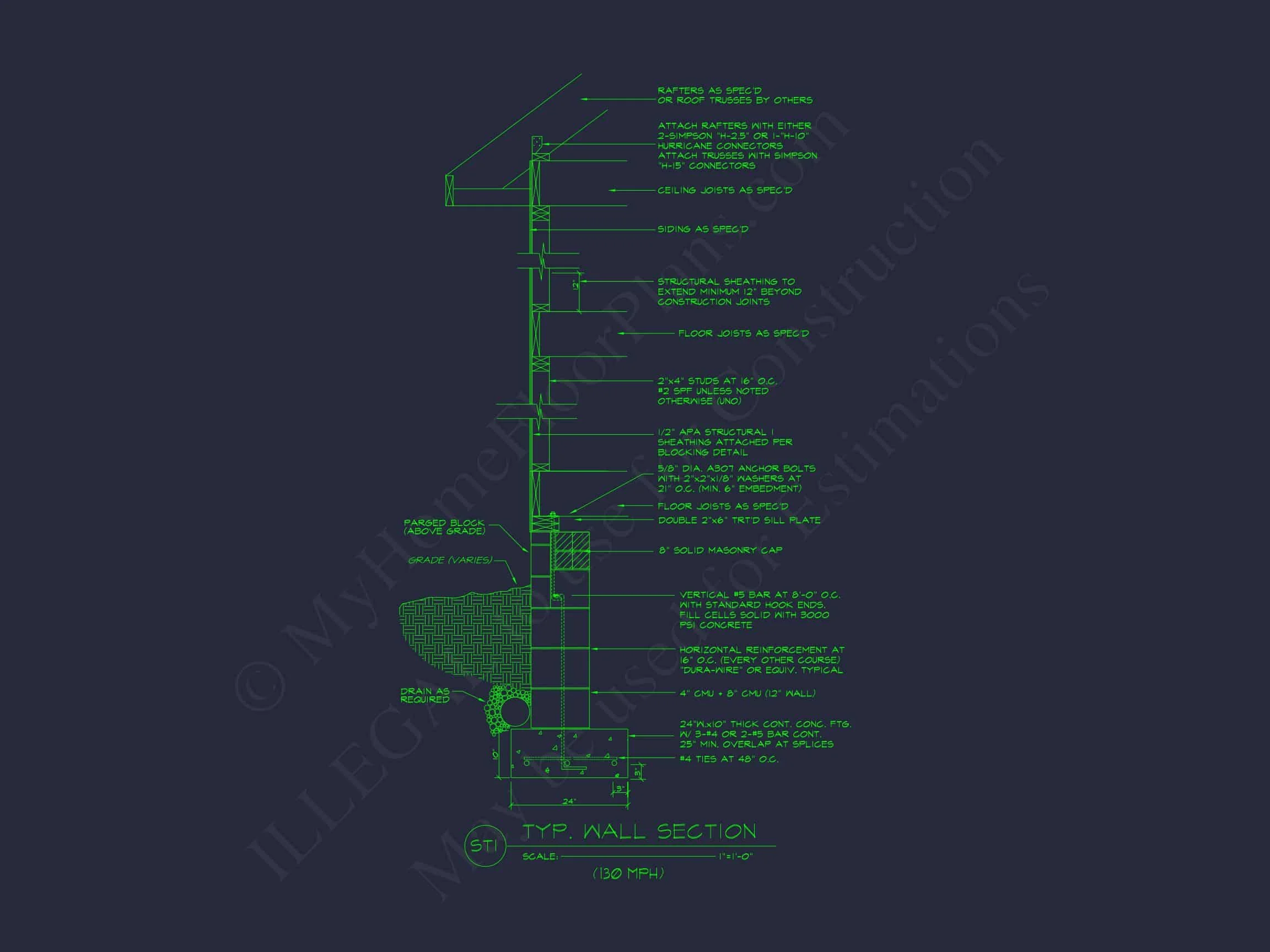 12-2096 HOUSE PLAN - Versatile House Plan with CAD Blueprint and Spacious Designs 17 Versatile house Plan with CAD Blueprint and Spacious Designs