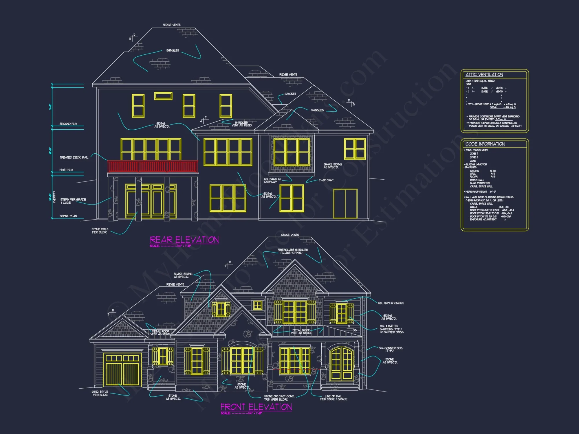 Beautiful house Plan with Basement and 3 Garage Bays