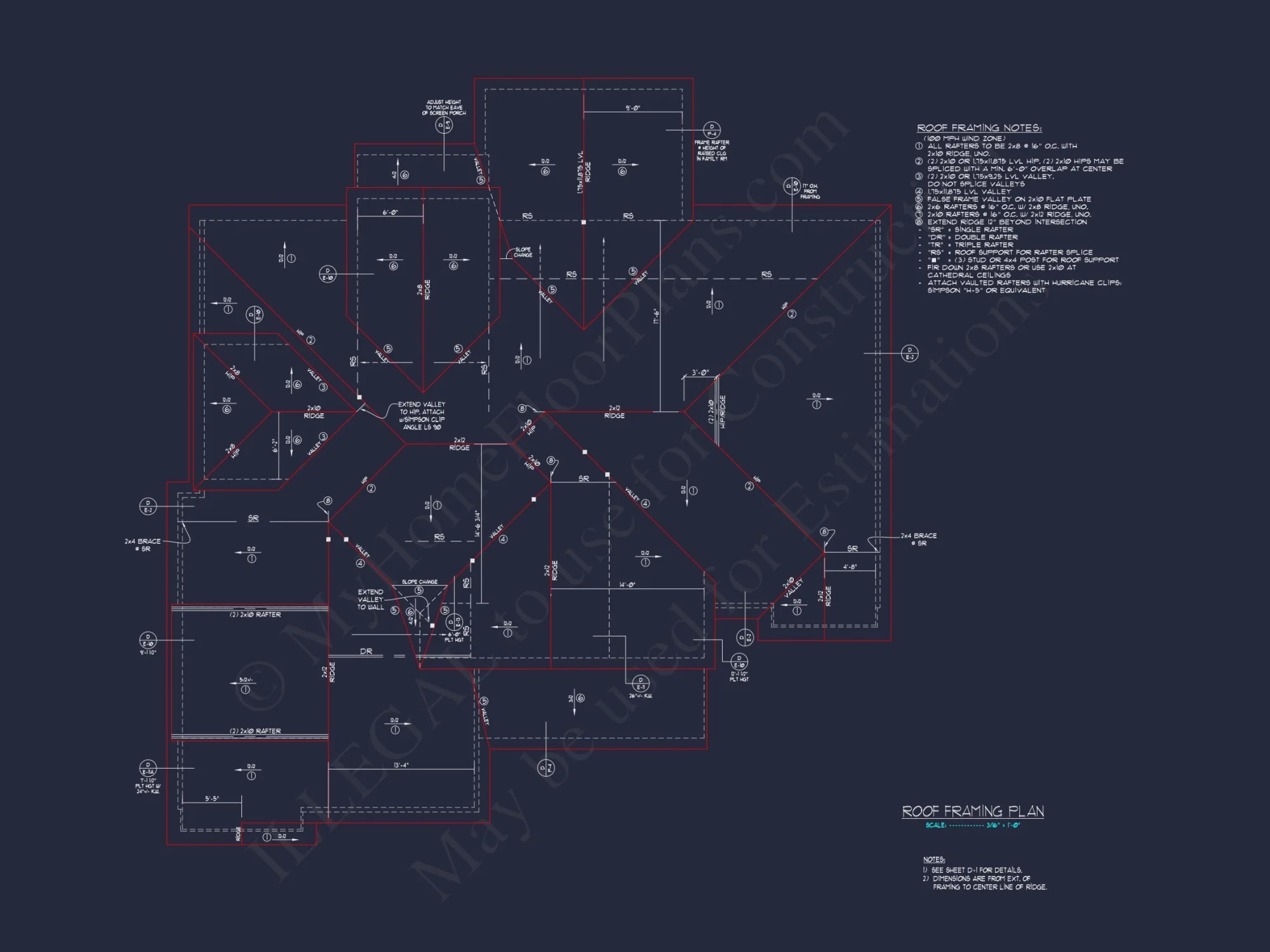 Craftsman house Plan with Detailed Architectural Designs