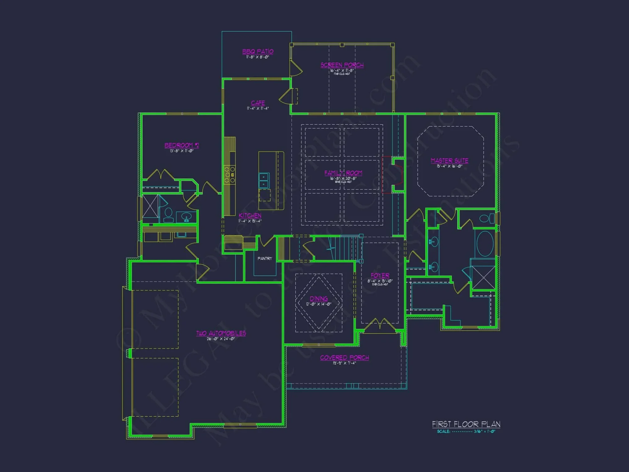 Craftsman house Plan with Detailed Architectural Designs