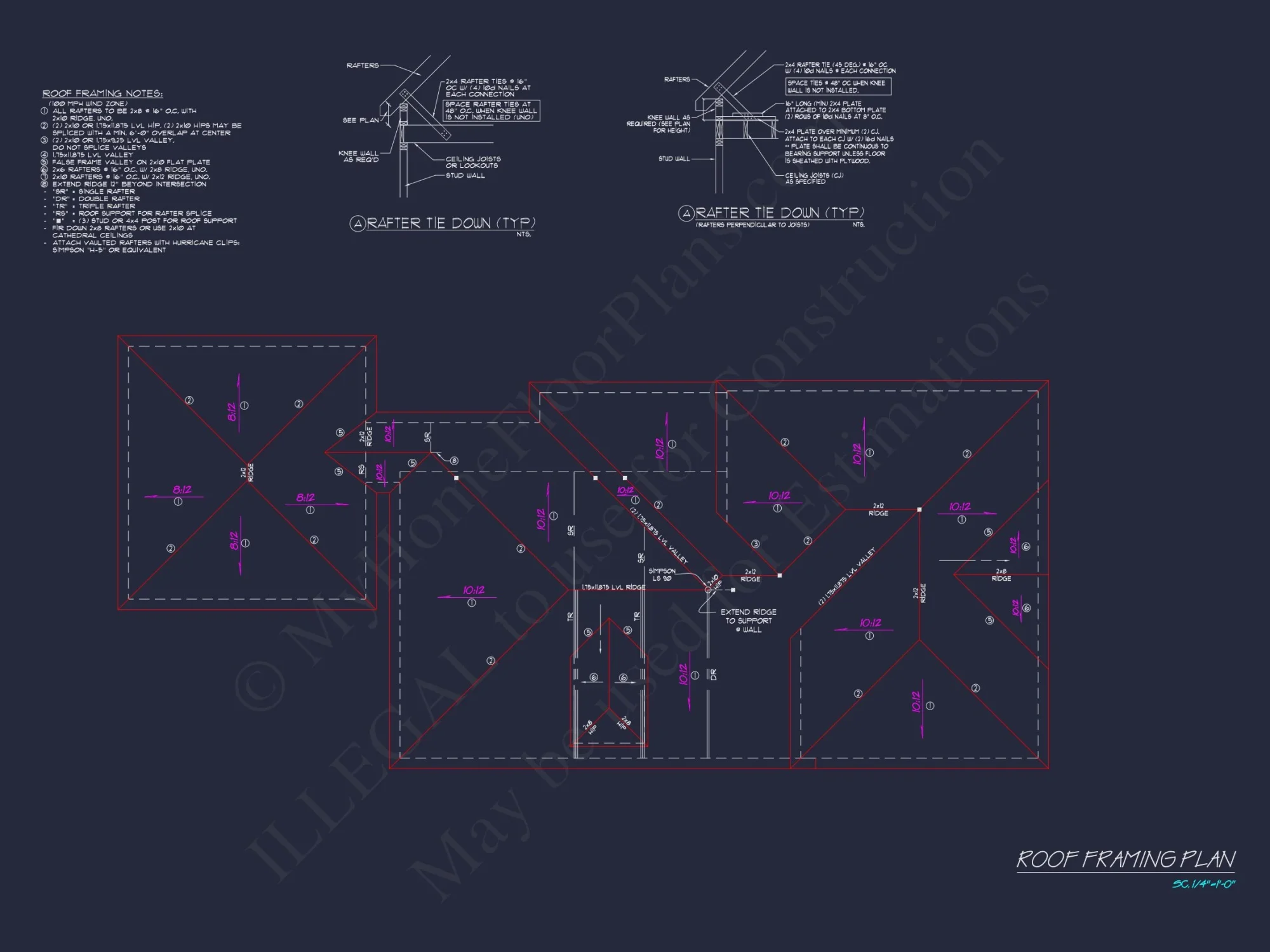 Elegant house Floor Plan with CAD Architecture Designs