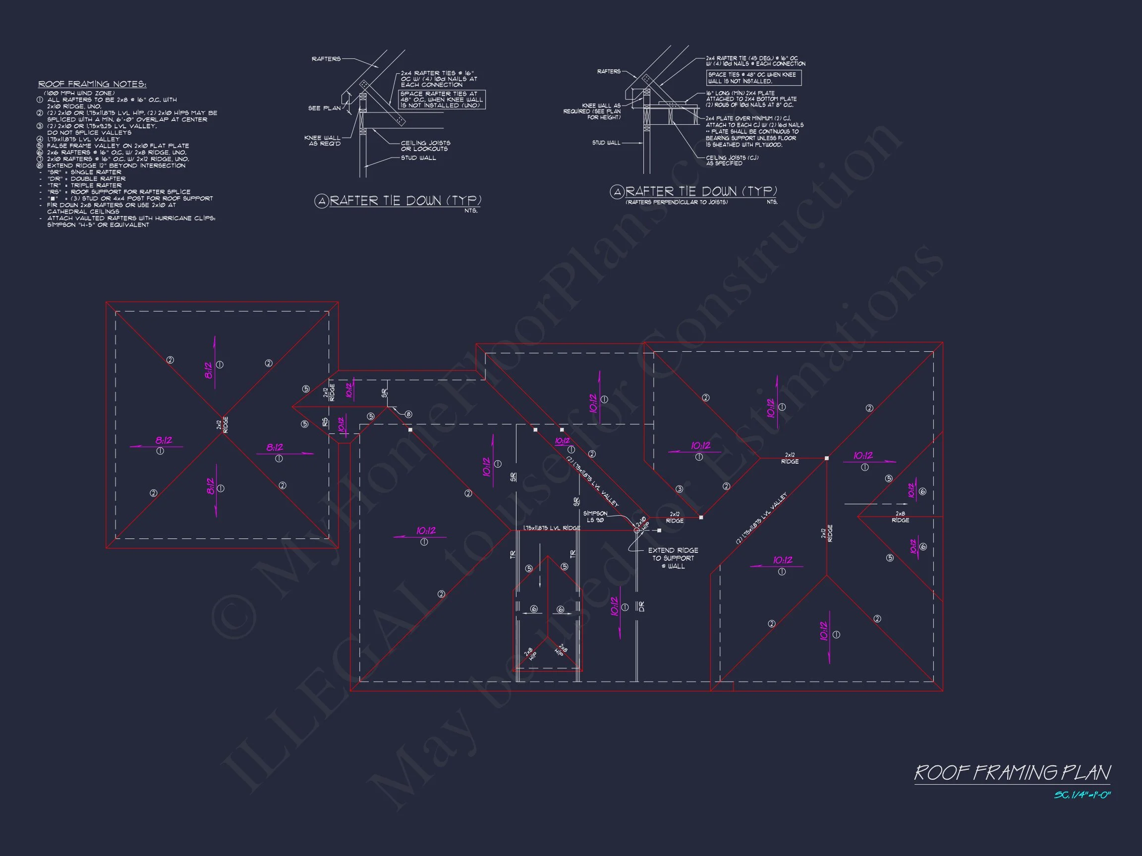 Elegant house Floor Plan with CAD Architecture Designs