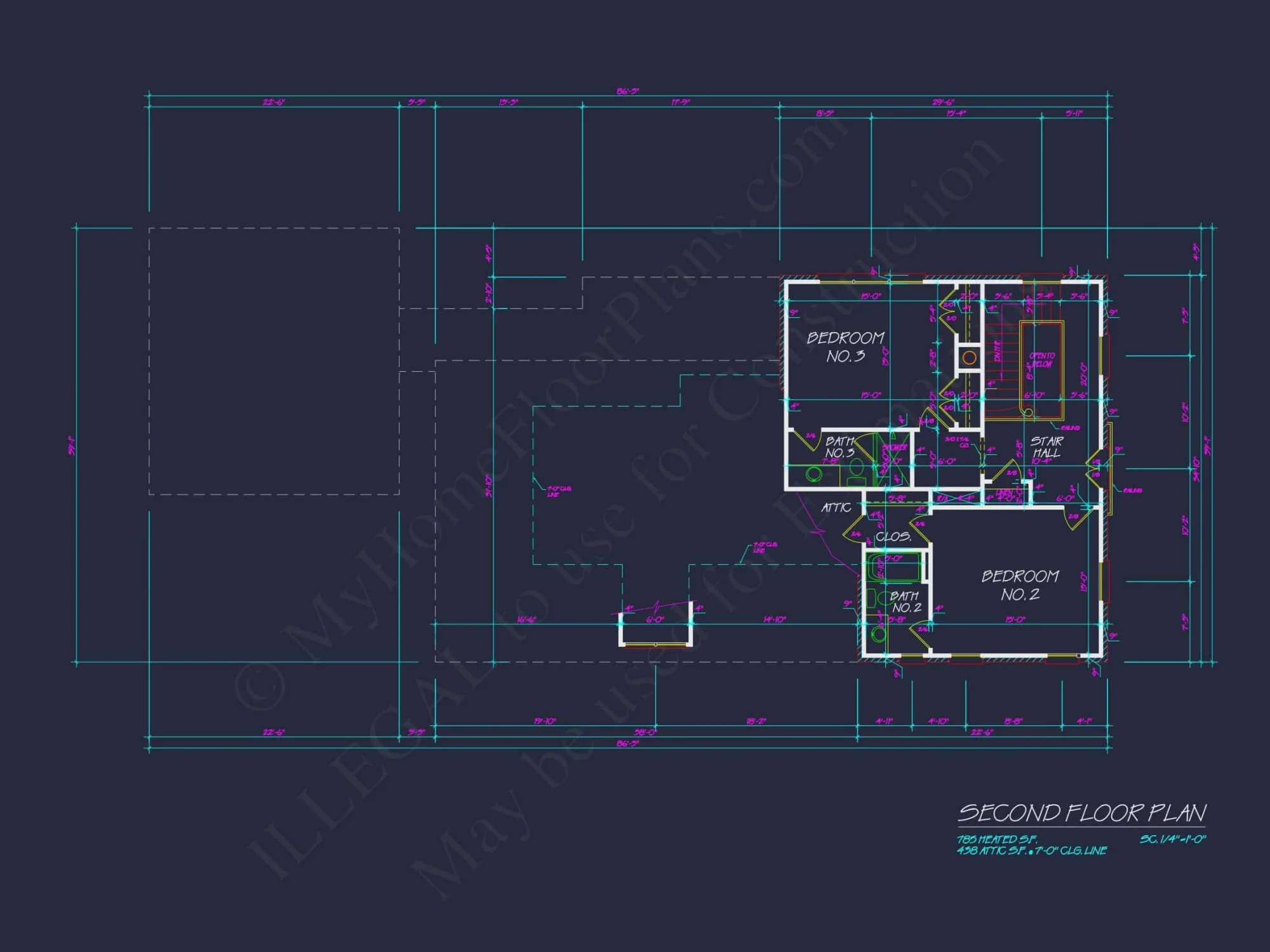 Elegant house Floor Plan with CAD Architecture Designs