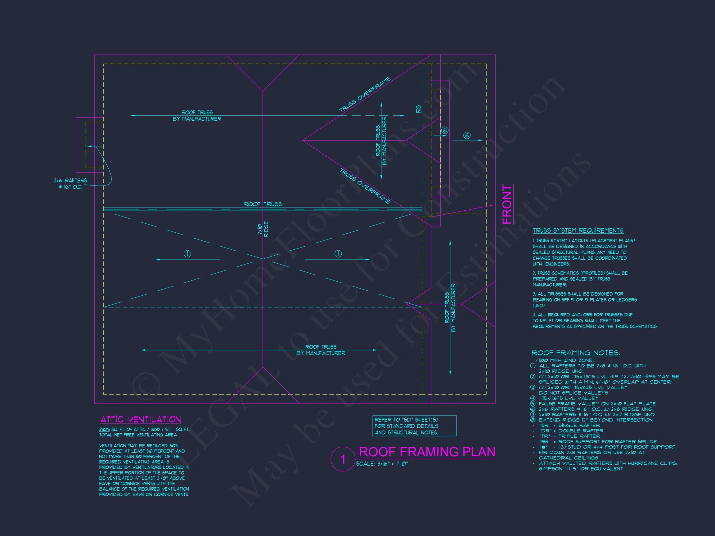 Craftsman house Floor Plan with 2.5 Story Designs & CAD Files