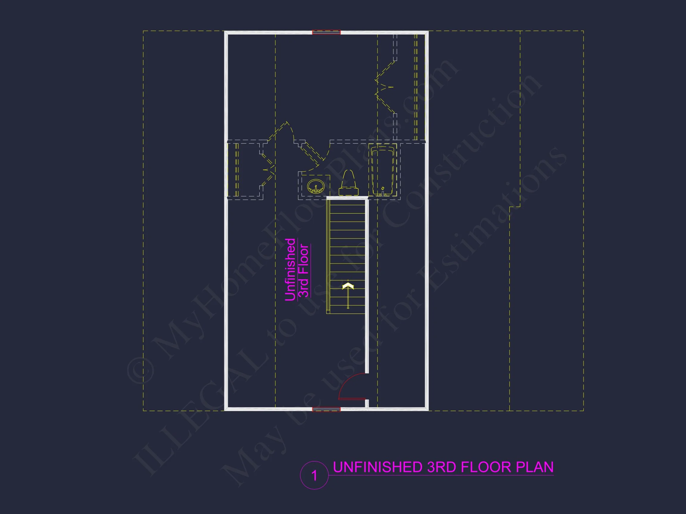 Craftsman house Floor Plan with 2.5 Story Designs & CAD Files